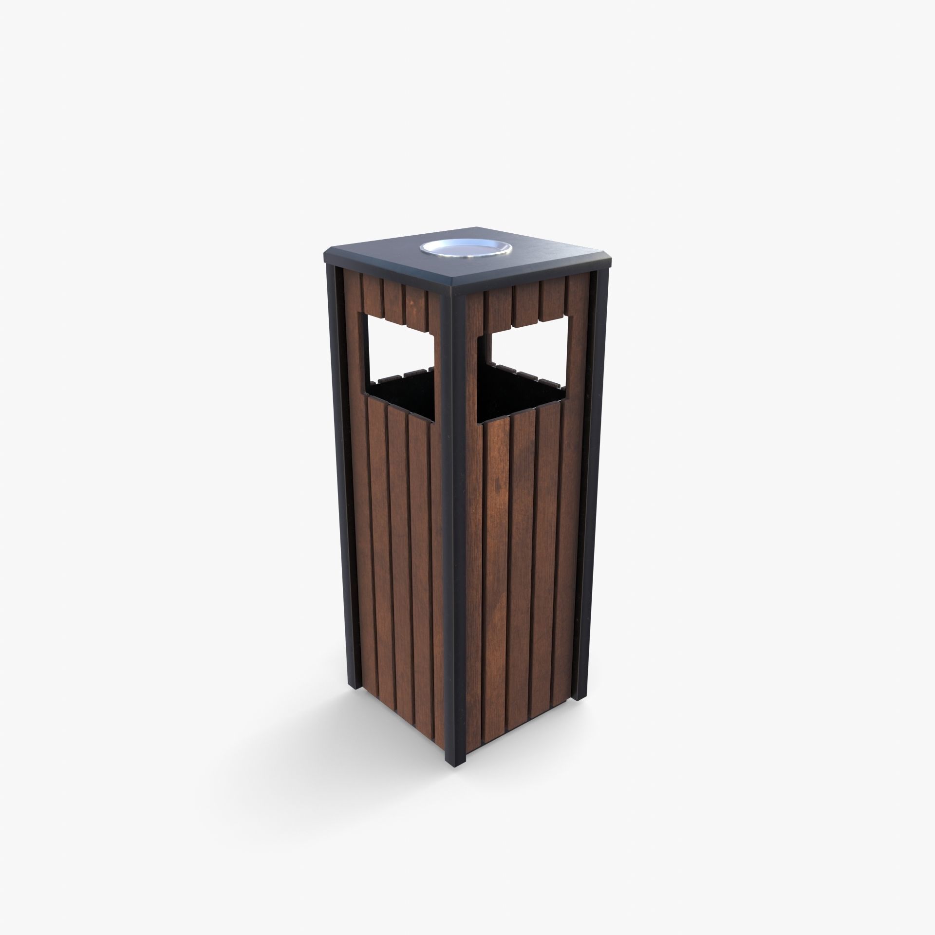 Trash can v4 3D model_2
