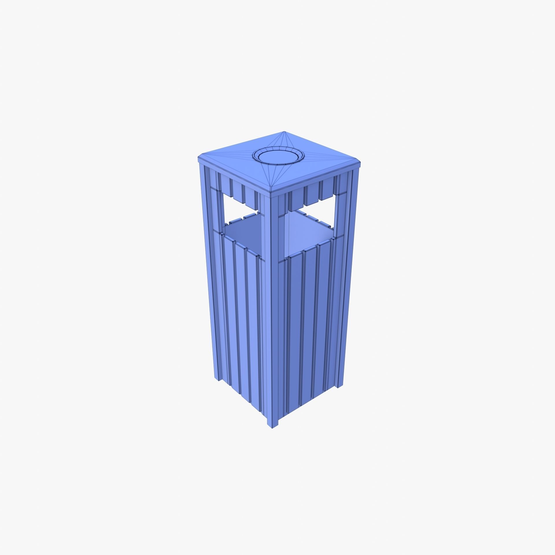 Trash can v4 3D model_14