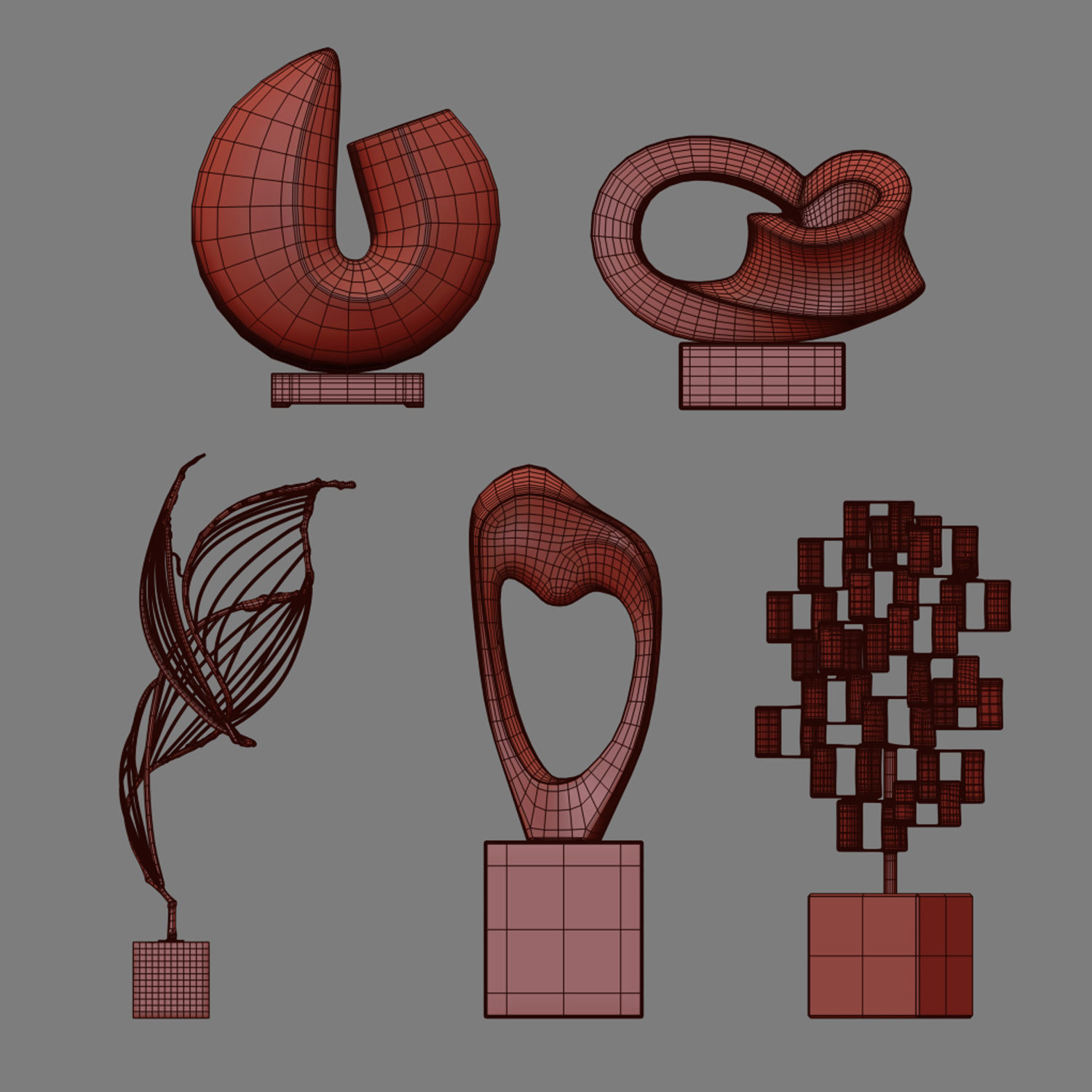 Sculptures 31 3D model_6