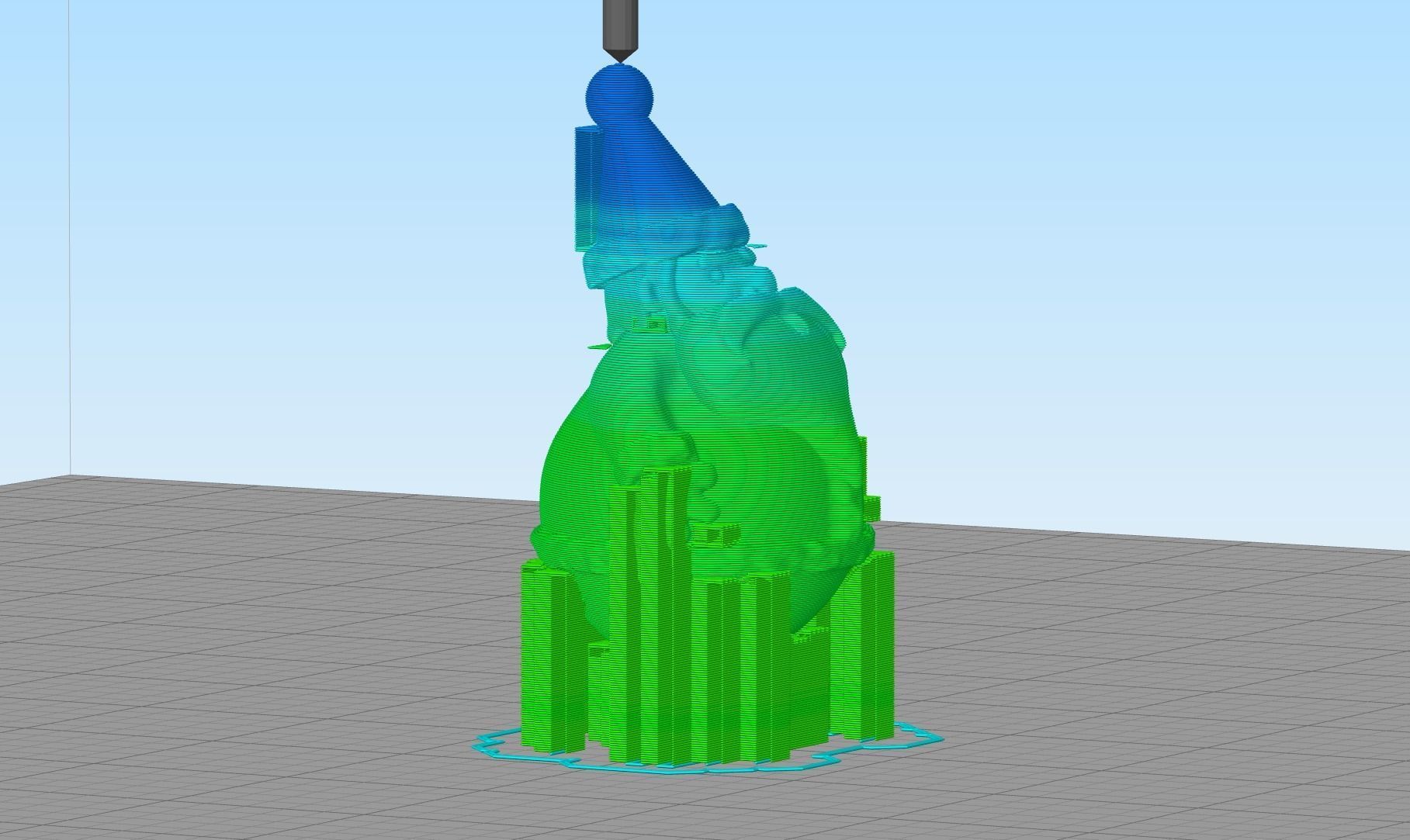 Dwarf Santa Claus 3D print model_4