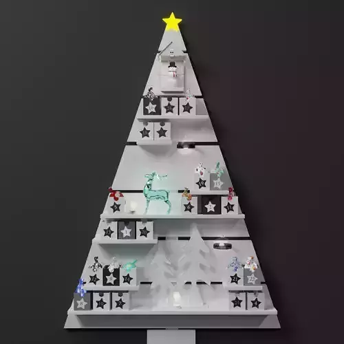 Christmas Decoration Set 3D model