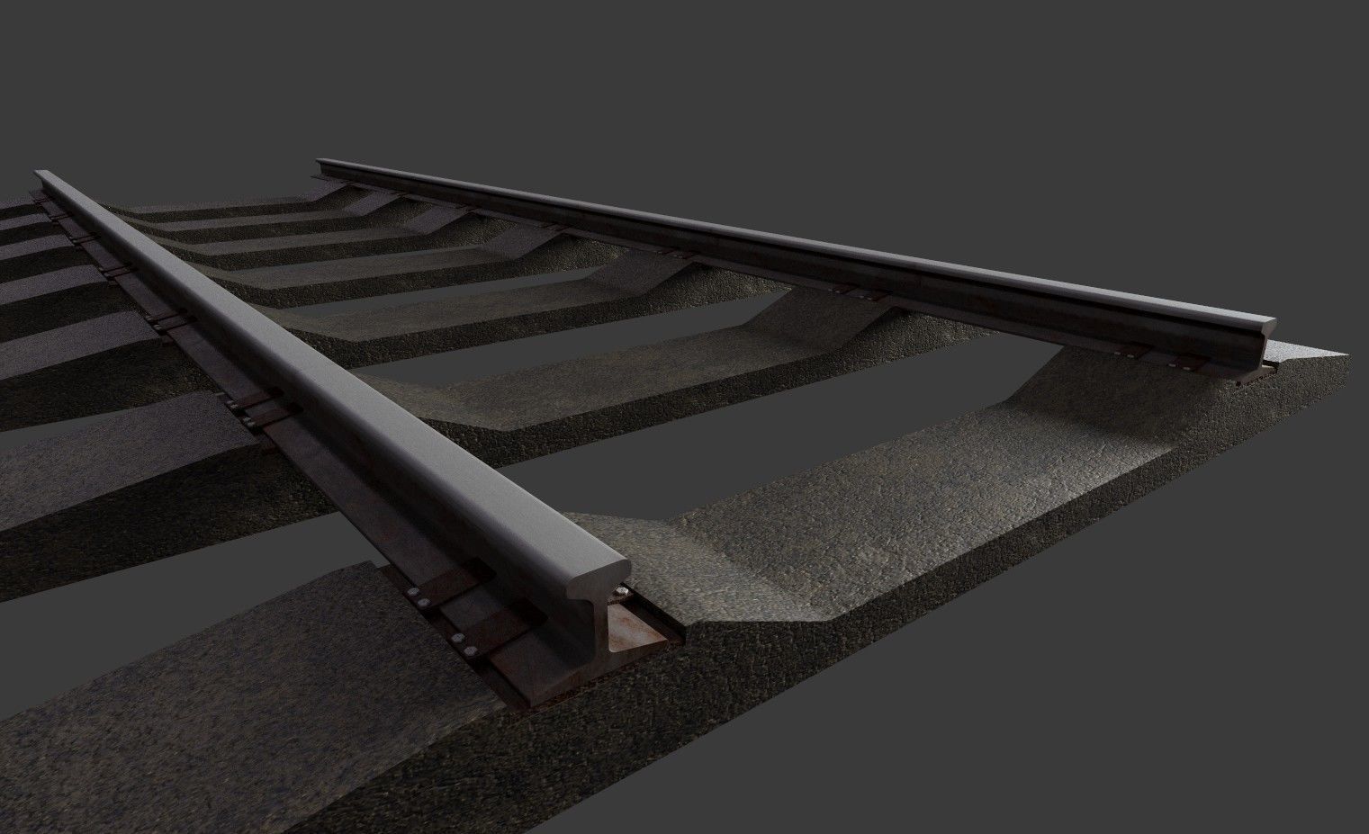 Rail 4M Low-poly 3D model_2