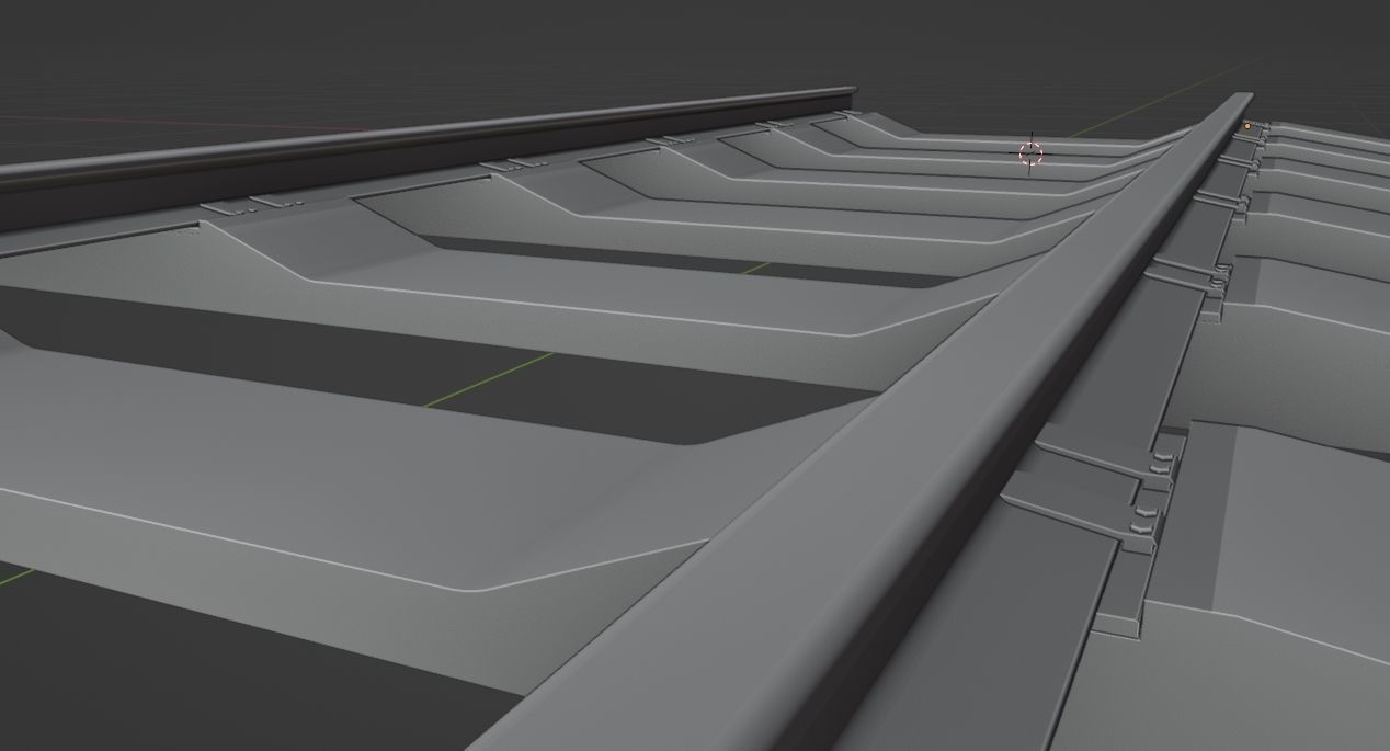 Rail 4M Low-poly 3D model_10