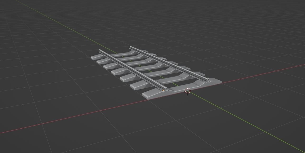 Rail 4M Low-poly 3D model_7