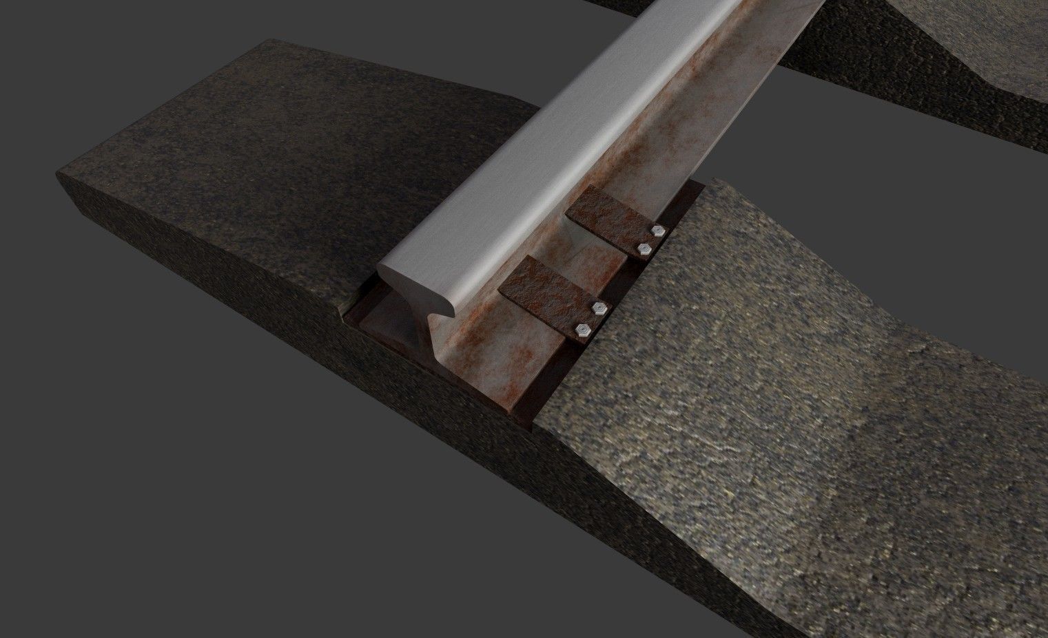 Rail 4M Low-poly 3D model_6