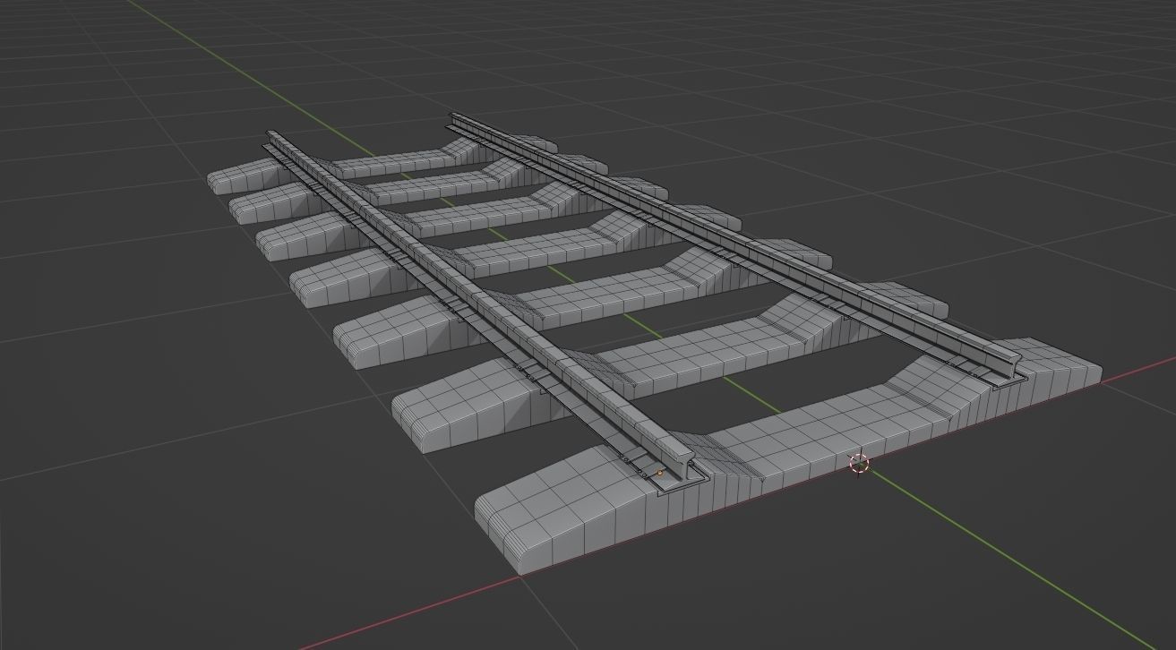 Rail 4M Low-poly 3D model_11