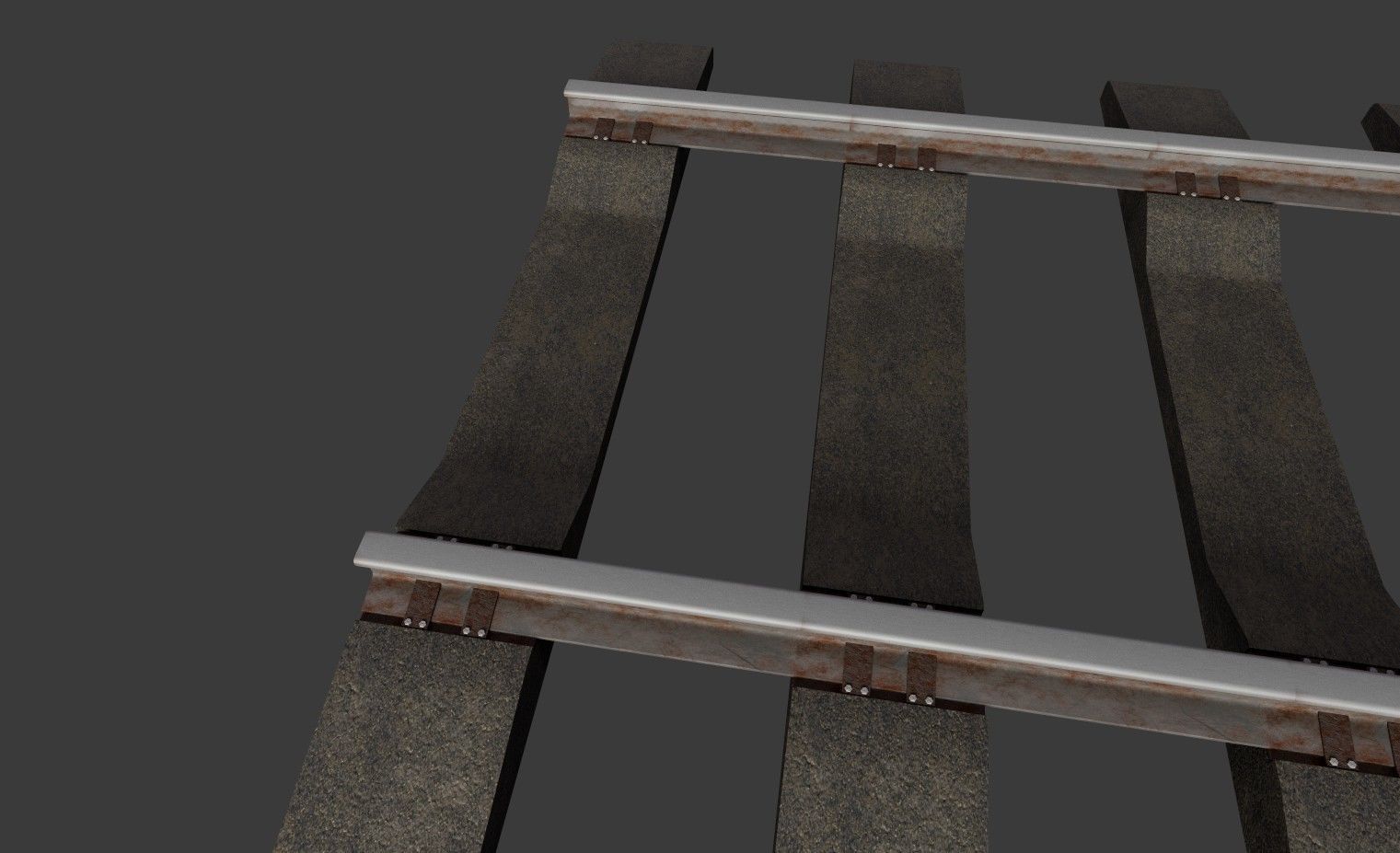 Rail 4M Low-poly 3D model_3