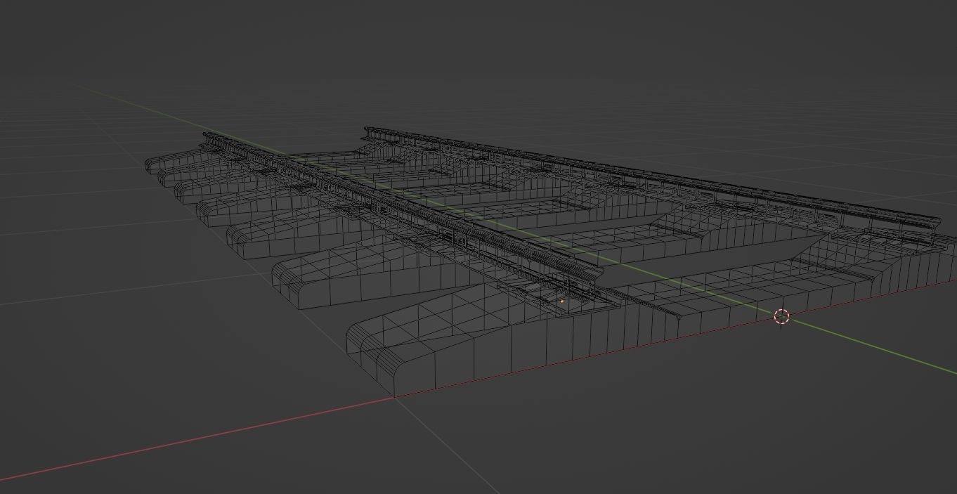 Rail 4M Low-poly 3D model_14