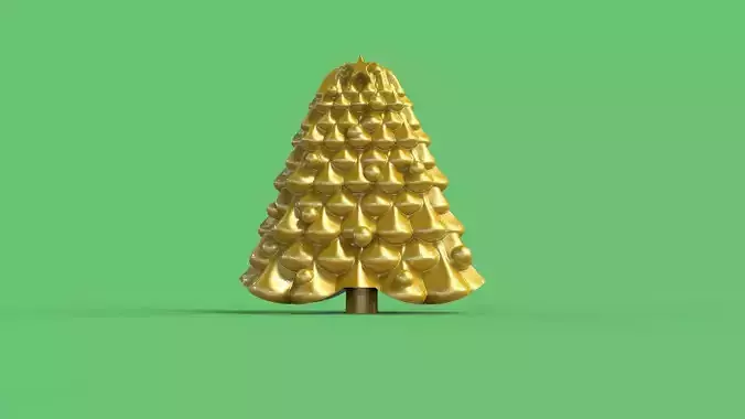 minimal christmas tree 3D print model