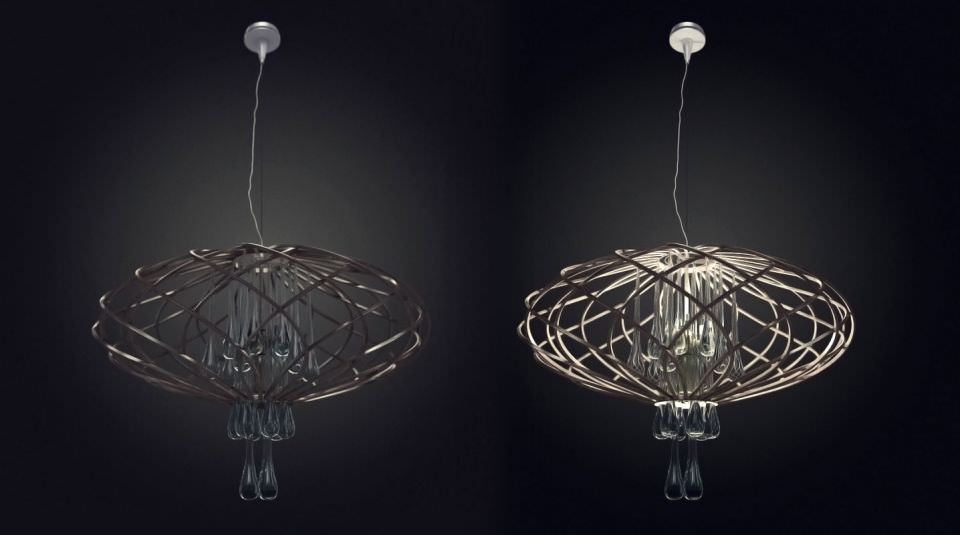 Modern Lamps Collection 3D model_1