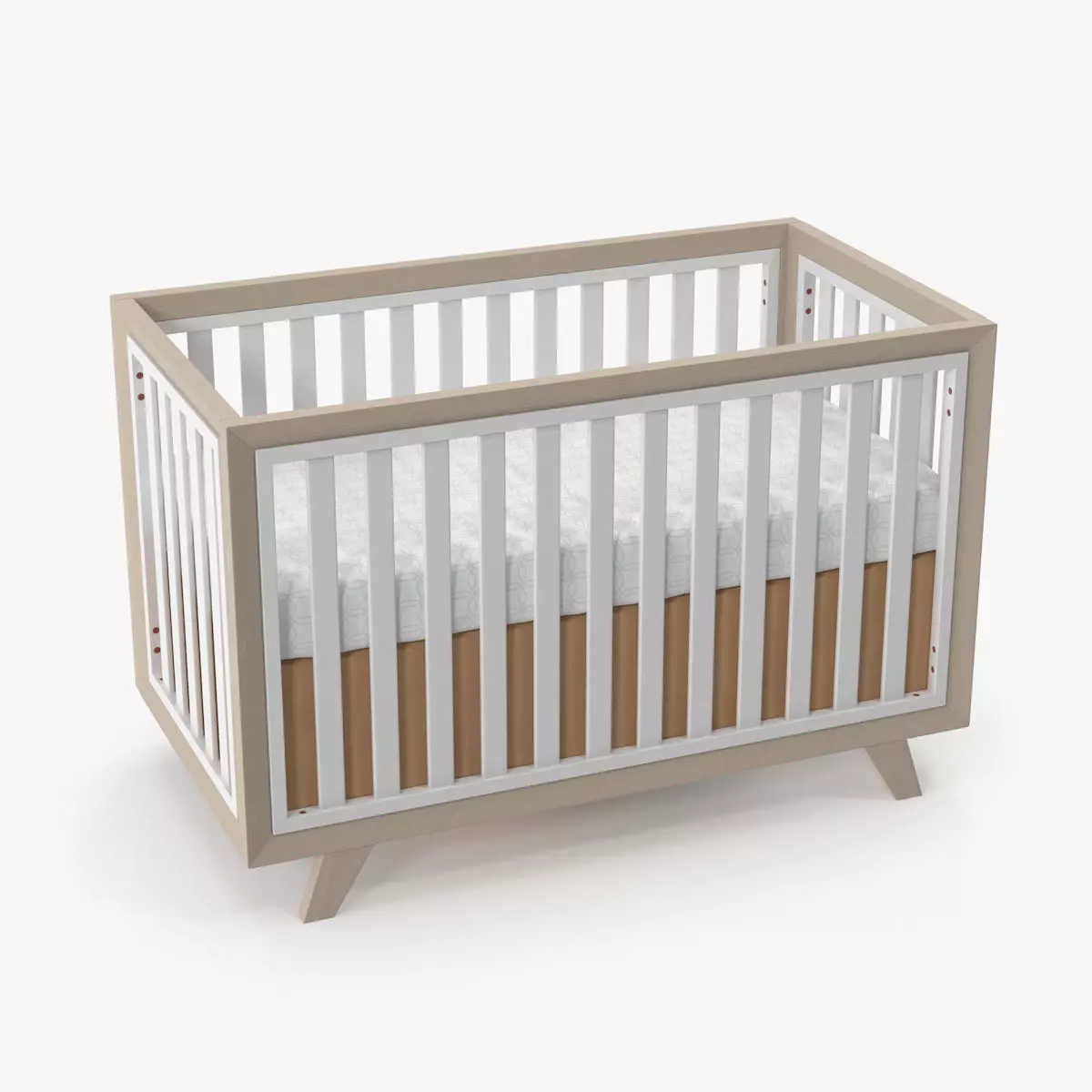 Baby Cribs v1 Low-poly 3D model