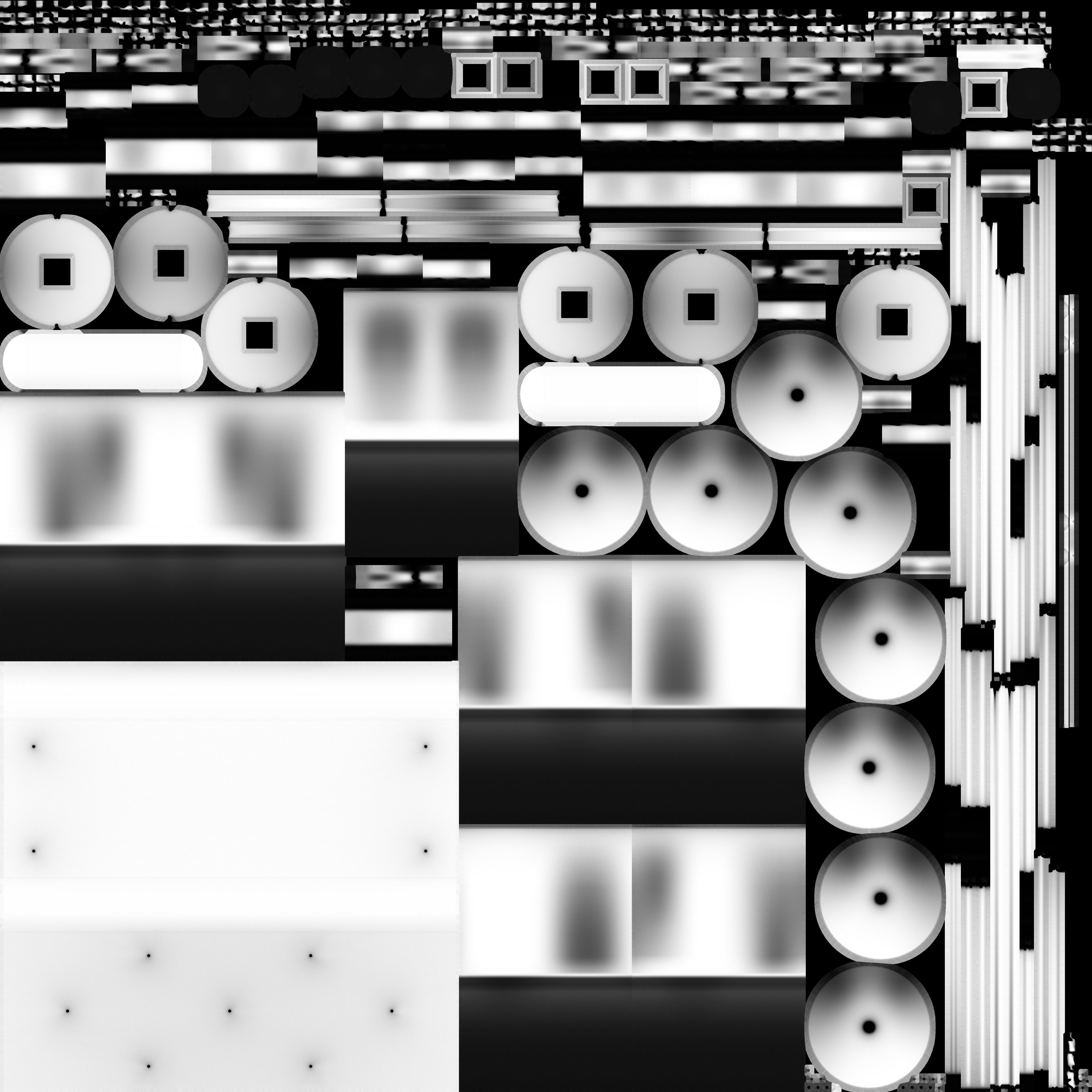 Japanese Style Bell Wind Chime Low-poly 3D model_12