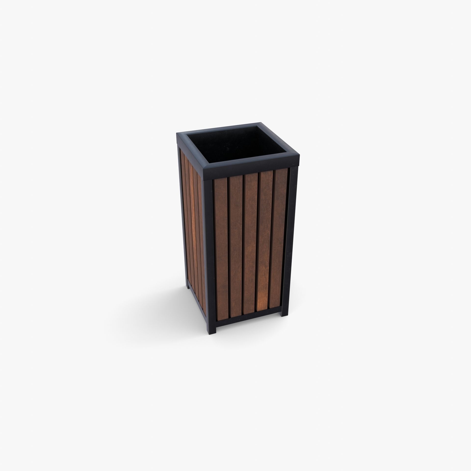 Trash can v6 3D model_4