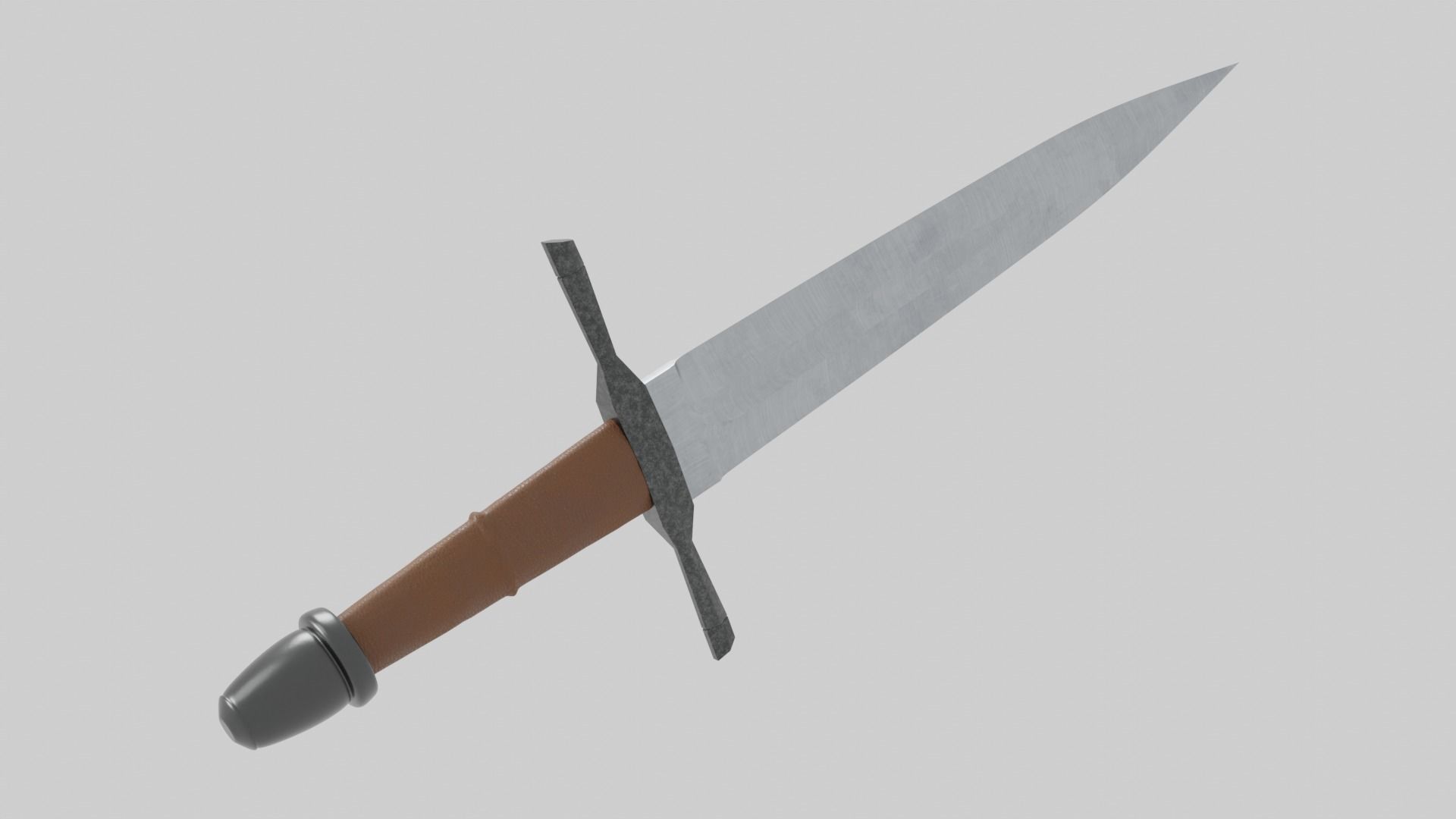 Knights Dagger Low-poly 3D model_24