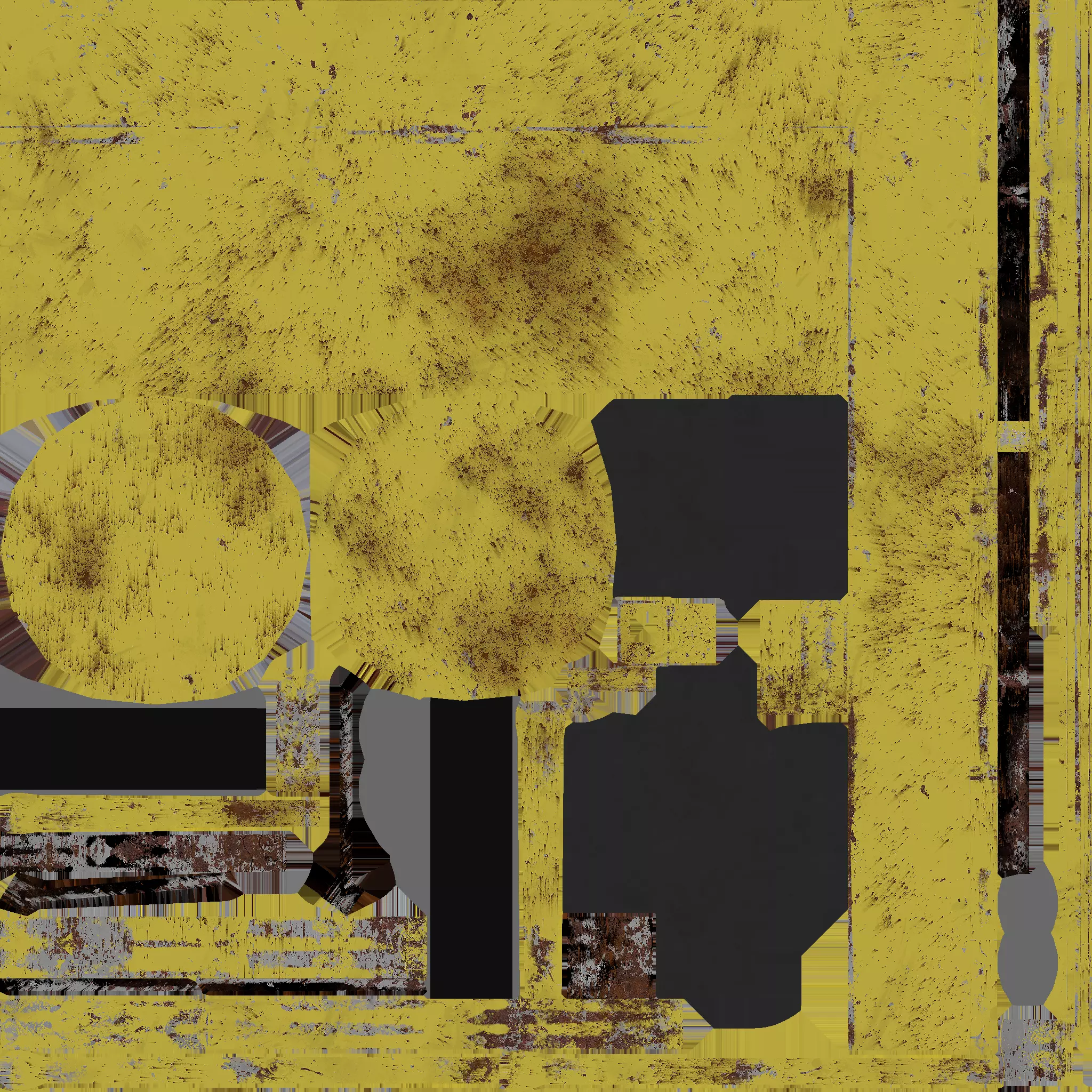 cement mixer Low-poly 3D model_0