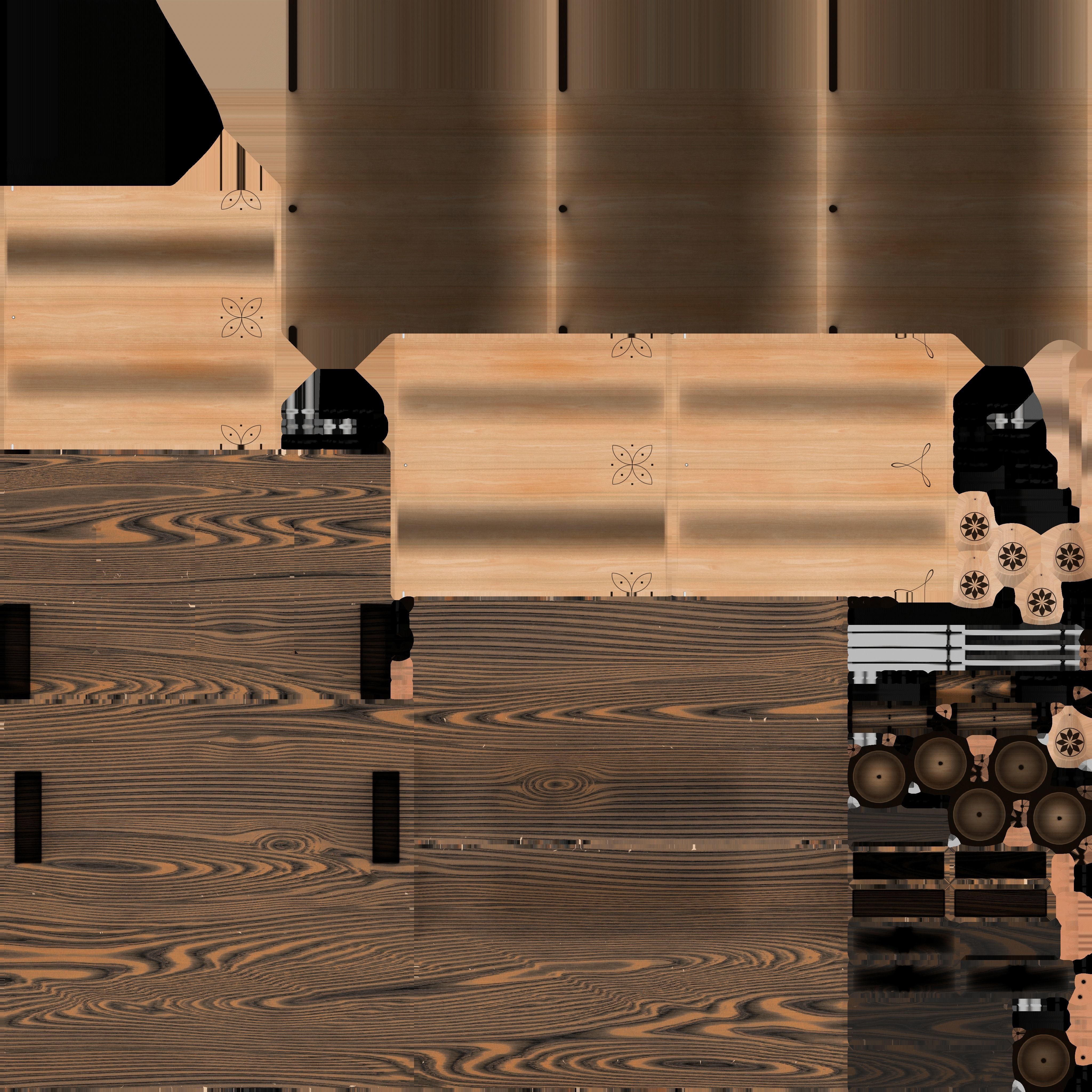 Koshi Wind Chime Low-poly 3D model_14