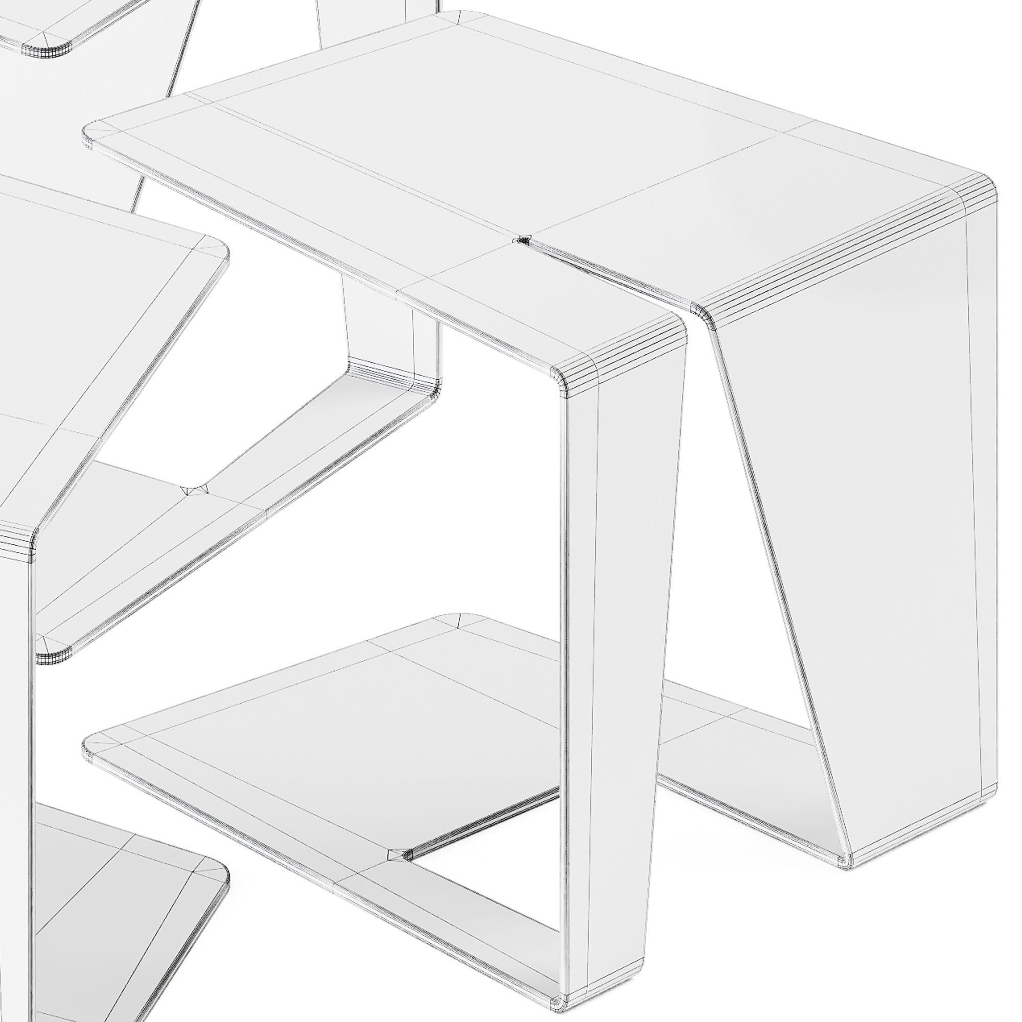 M2 Side Table by SDC LAB Quinze and Milan 3D model_5