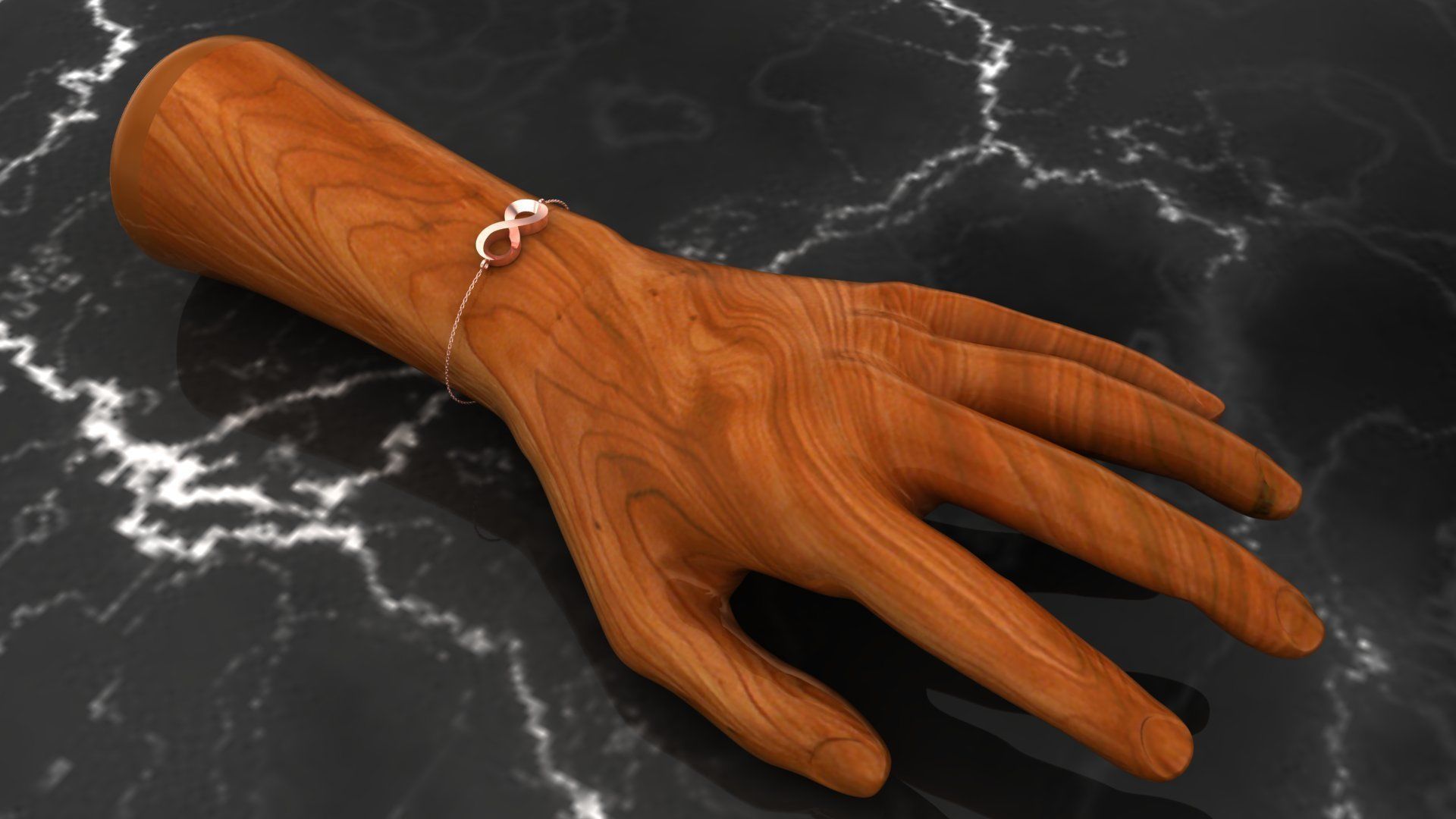 Bracelet B1 The luxury female bracelet 3D print model_24