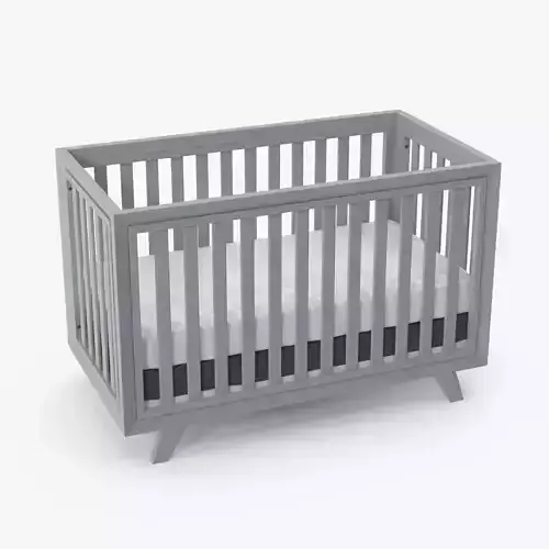 Baby Cribs v3 Low-poly 3D model