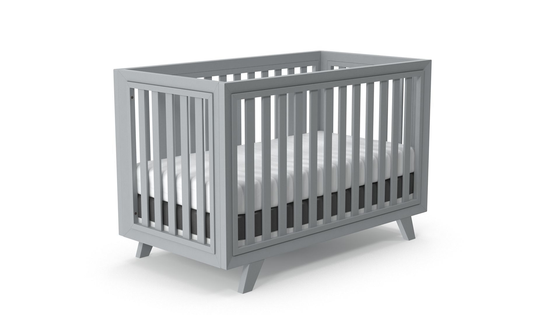 Baby Cribs v3 Low-poly 3D model_3