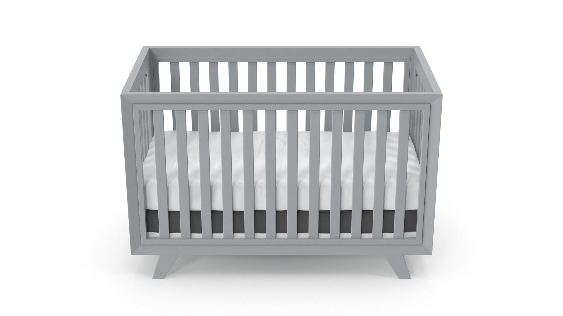Baby Cribs v3 Low-poly 3D model_1
