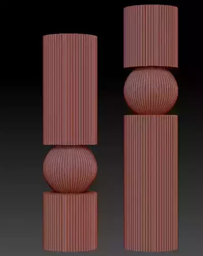 RIPPLE PILLAR 3D print model