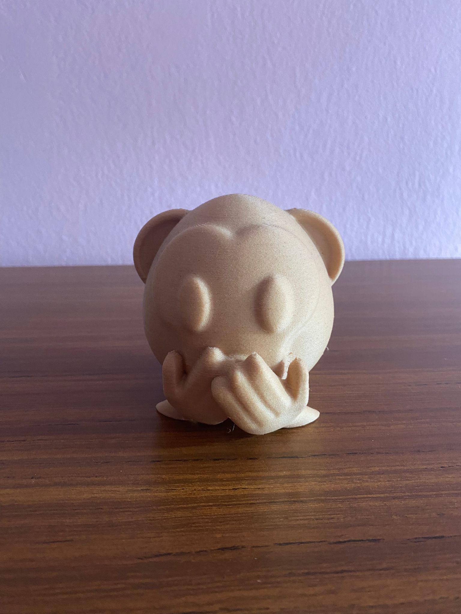 Iwazaru monkey 3D print model_9