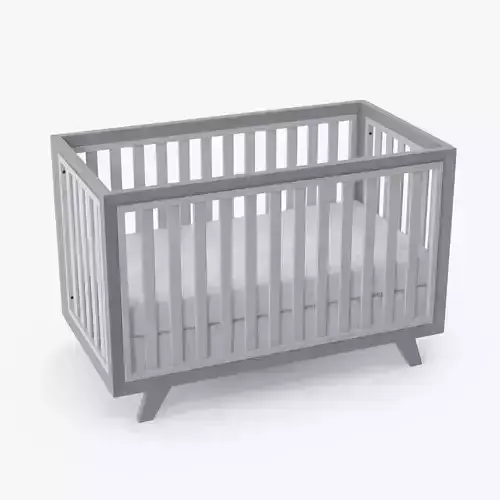 Baby Cribs v4 Low-poly 3D model