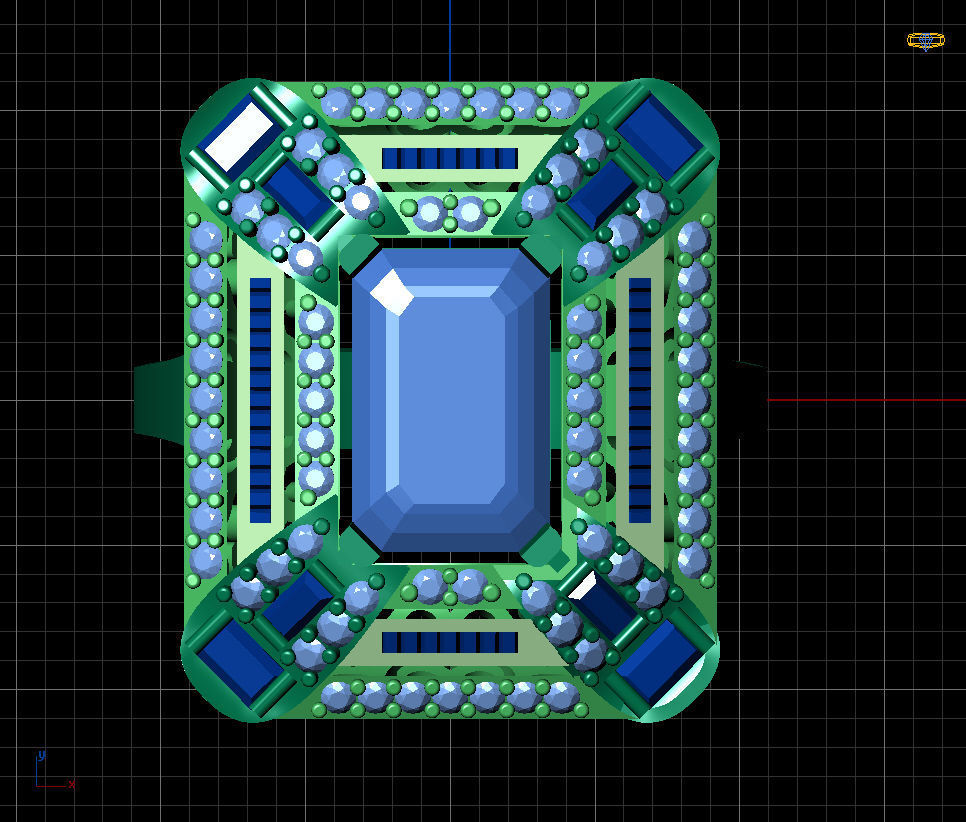 Ring 35 3D print model_3