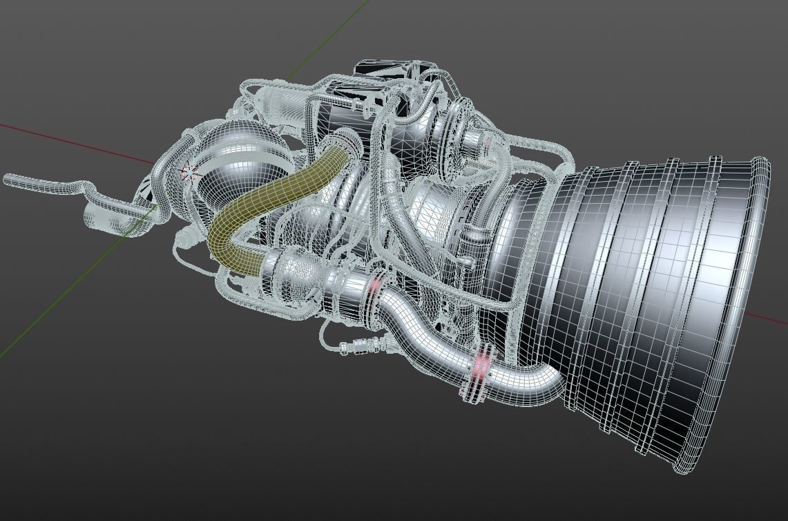 Rocket Thrusters 3D model_8