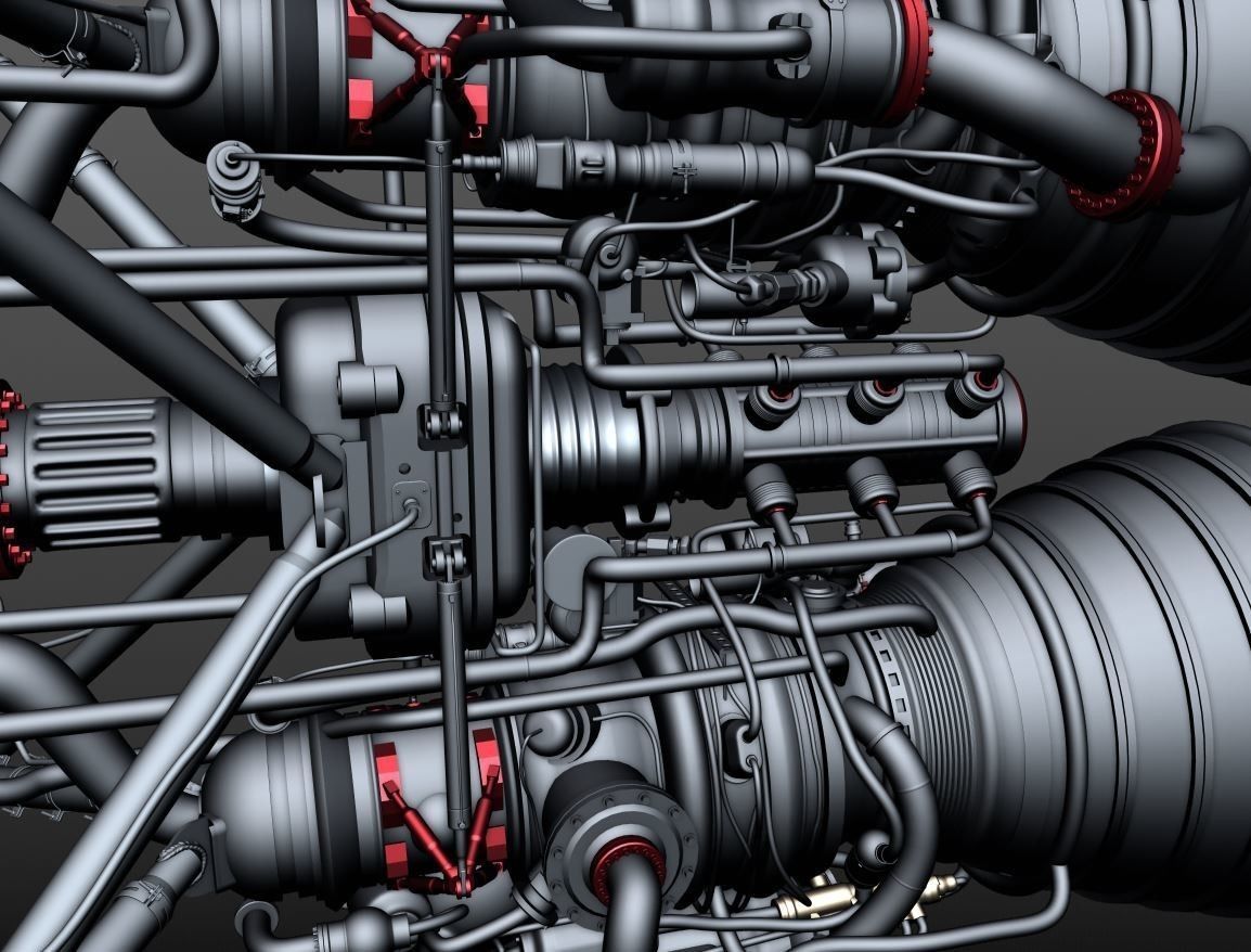 Rocket Thrusters 3D model_4