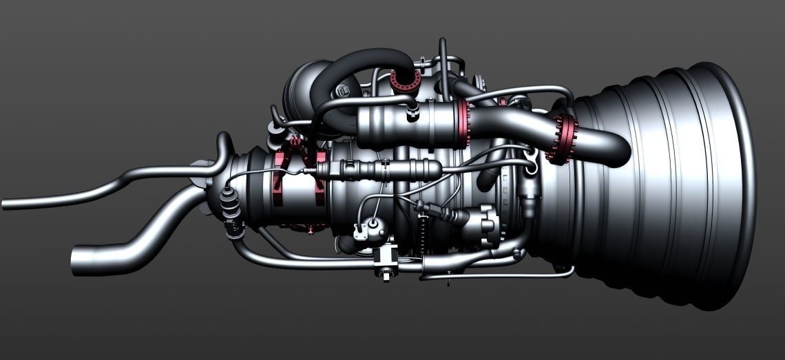 Rocket Thrusters 3D model_6