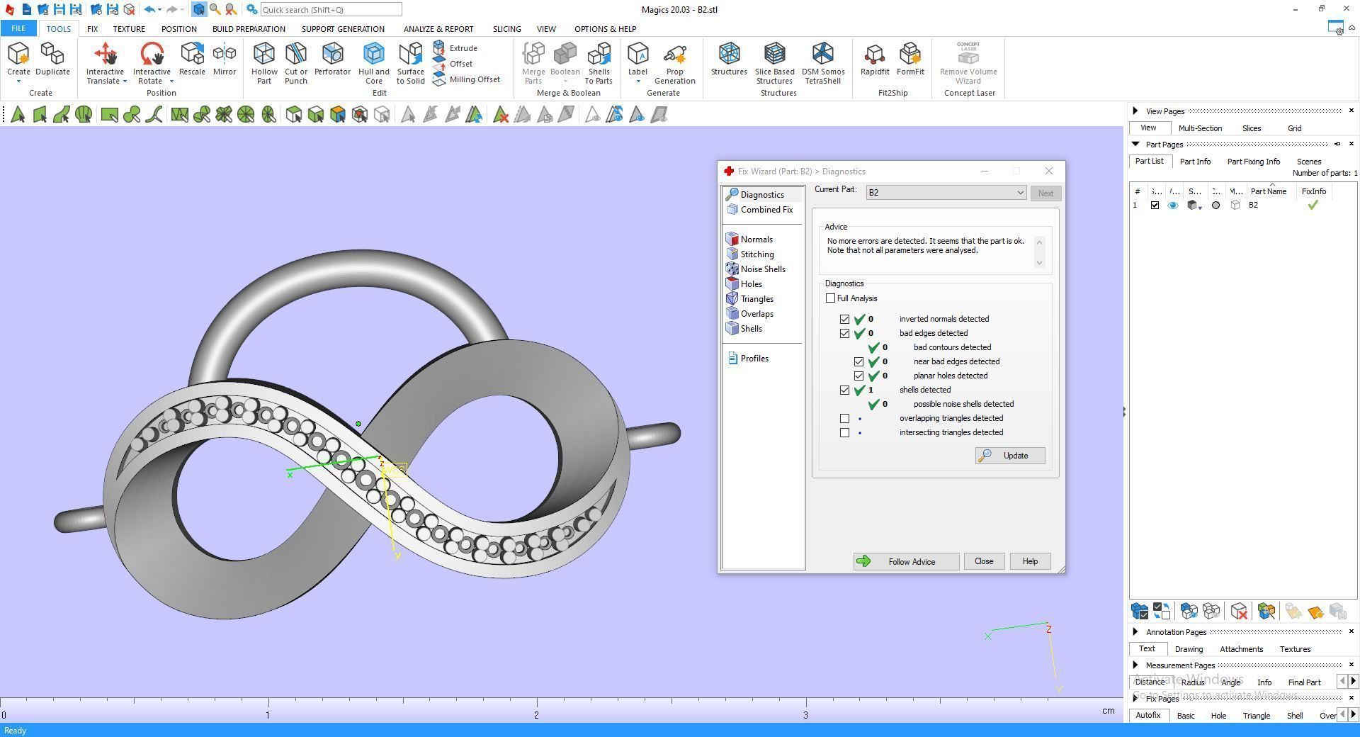 Bracelet B2 The luxury female bracelet with gem 3D print model_19