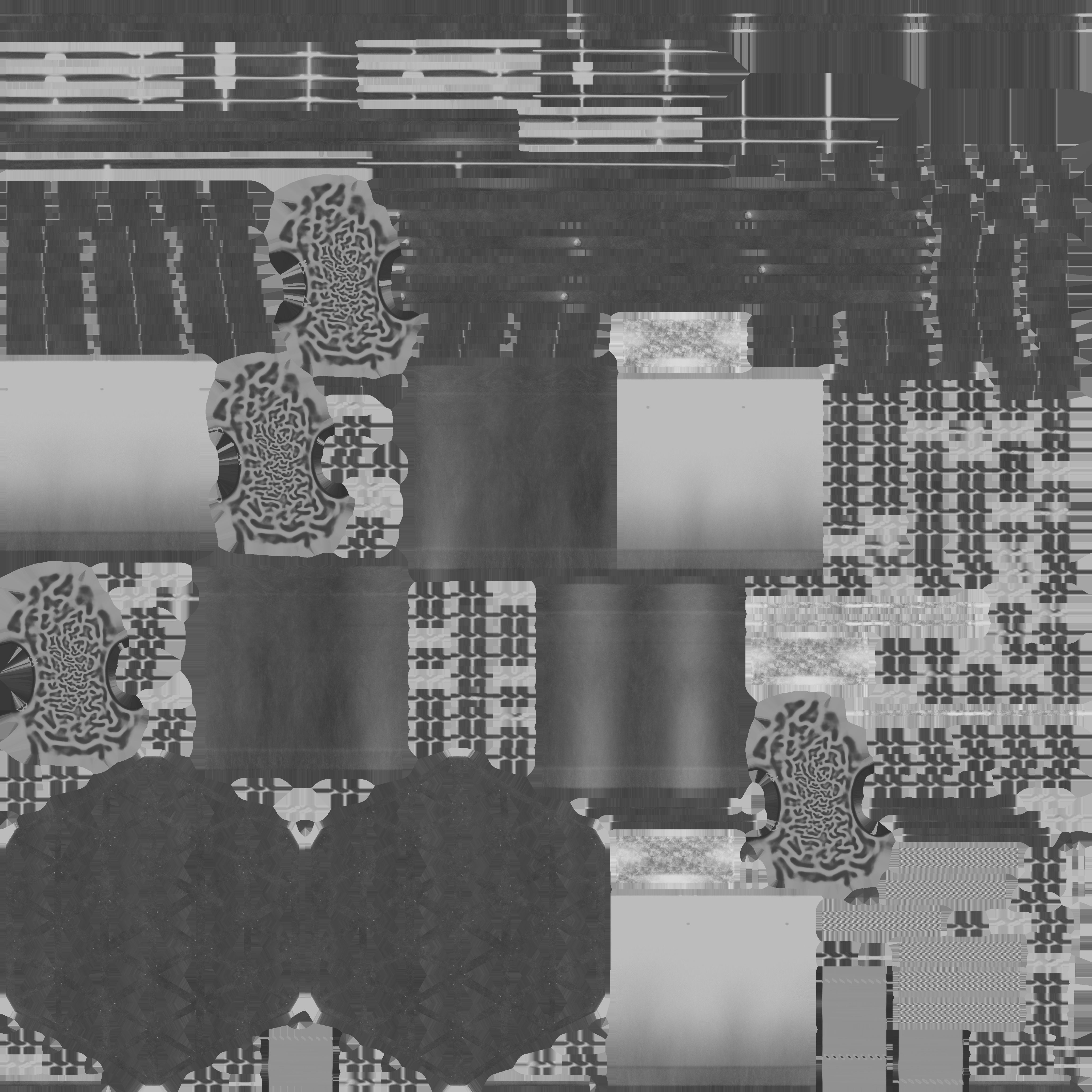 Brass Wind Chime Low-poly 3D model_14