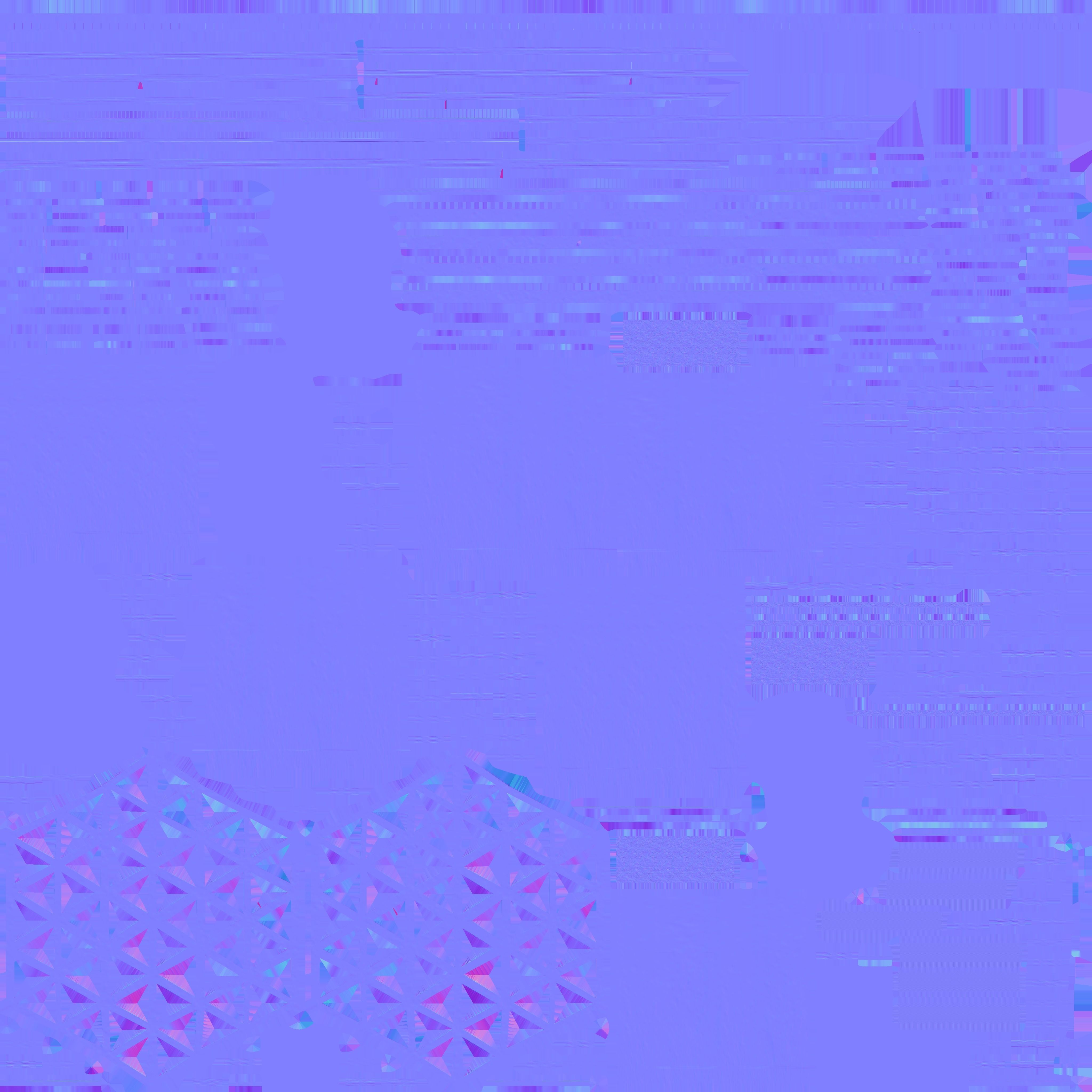 Brass Wind Chime Low-poly 3D model_13