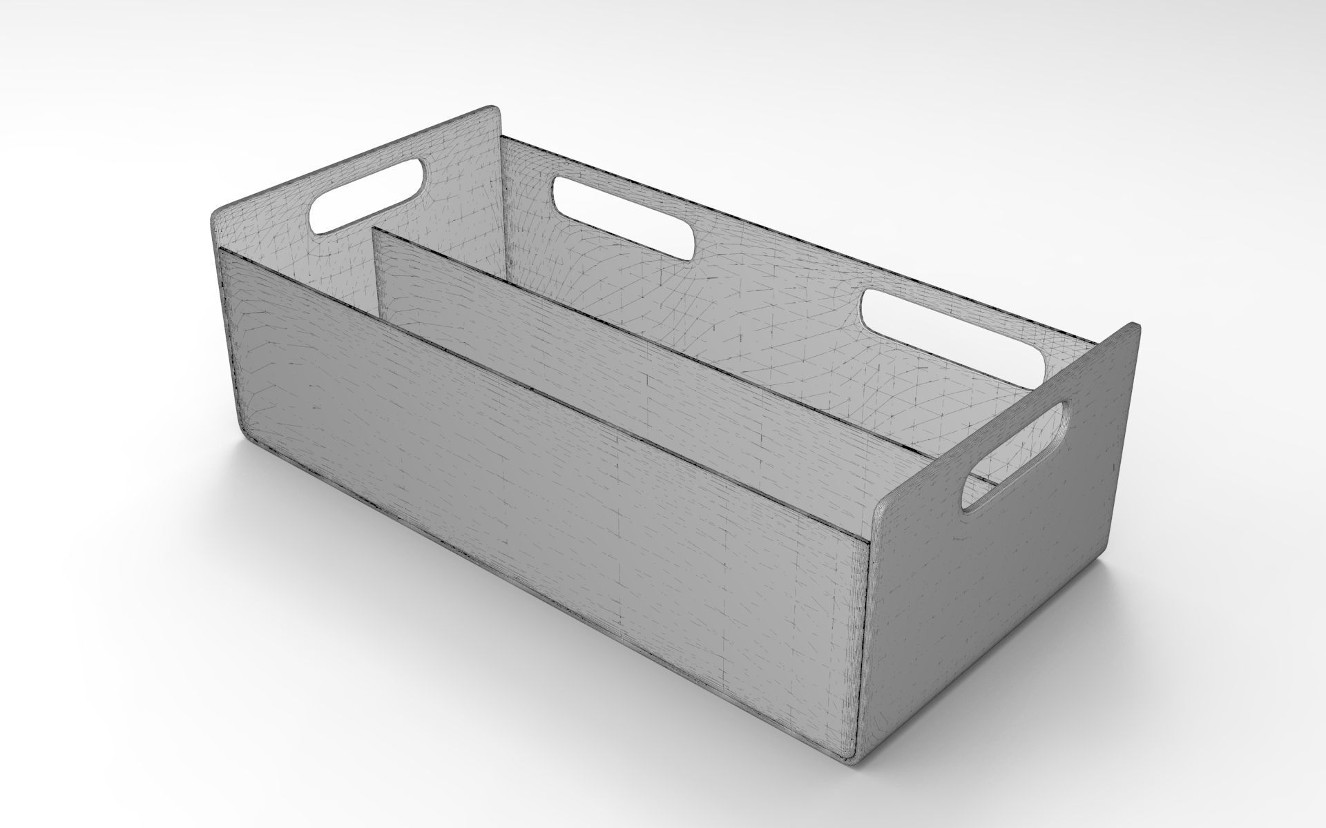 Desk Organizer Low-poly 3D model_5