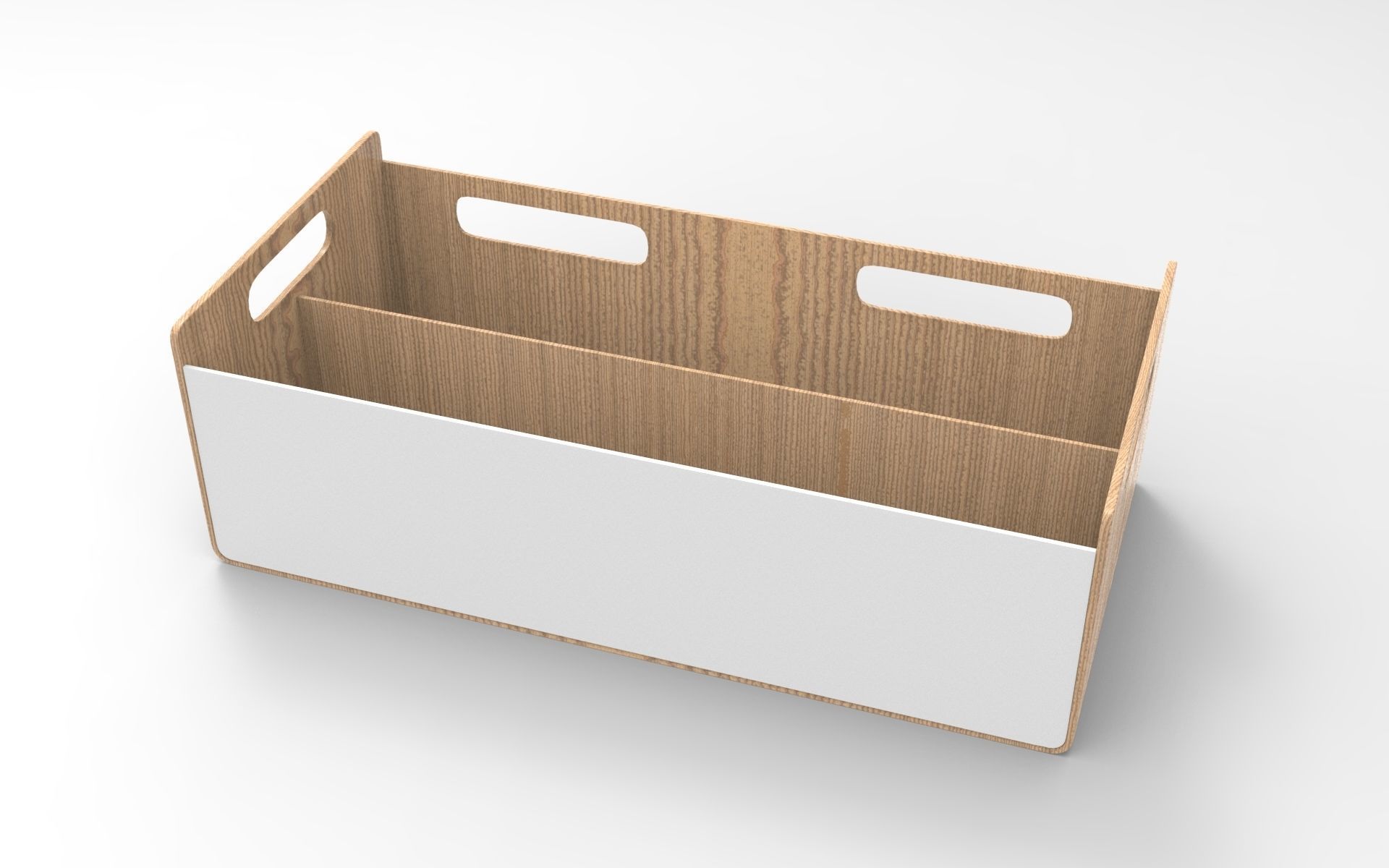 Desk Organizer Low-poly 3D model_2