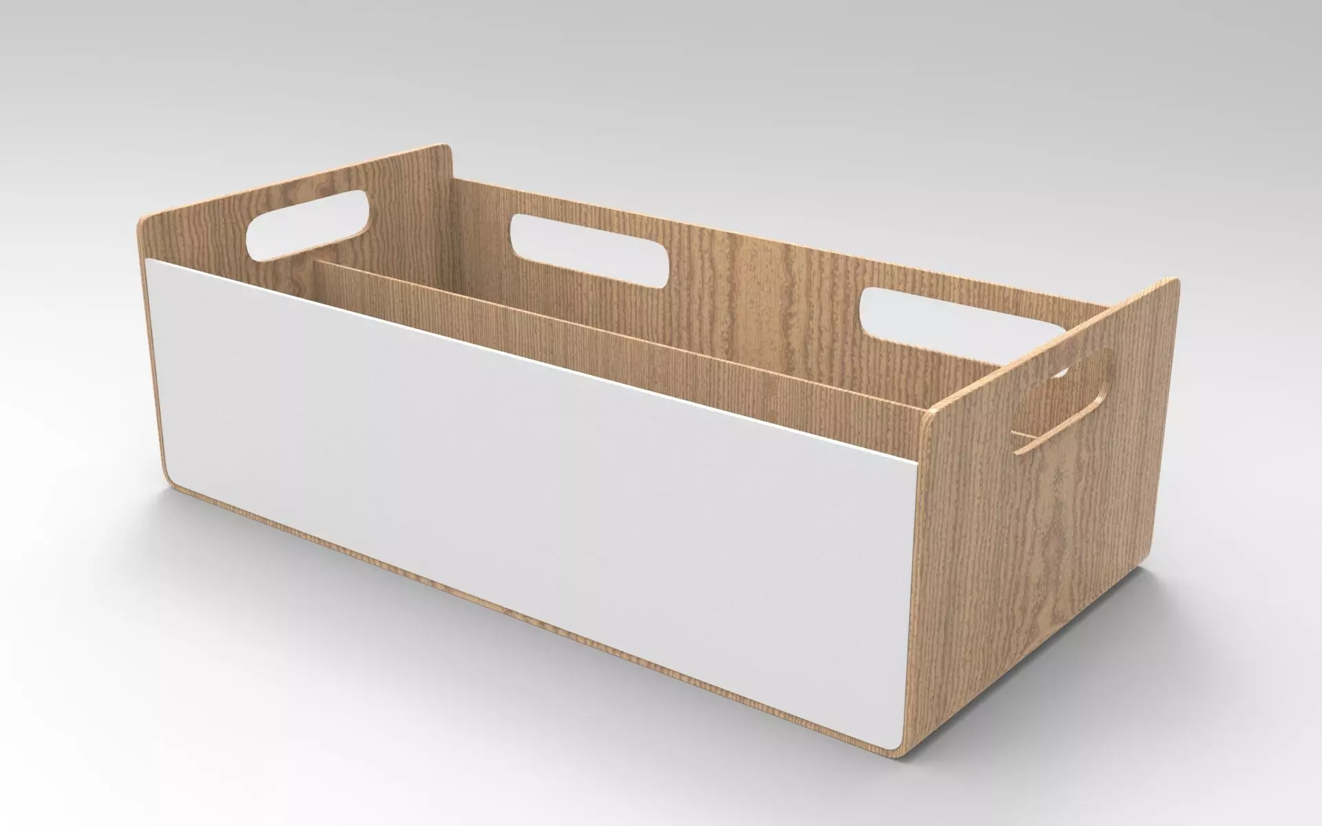 Desk Organizer Low-poly 3D model_0