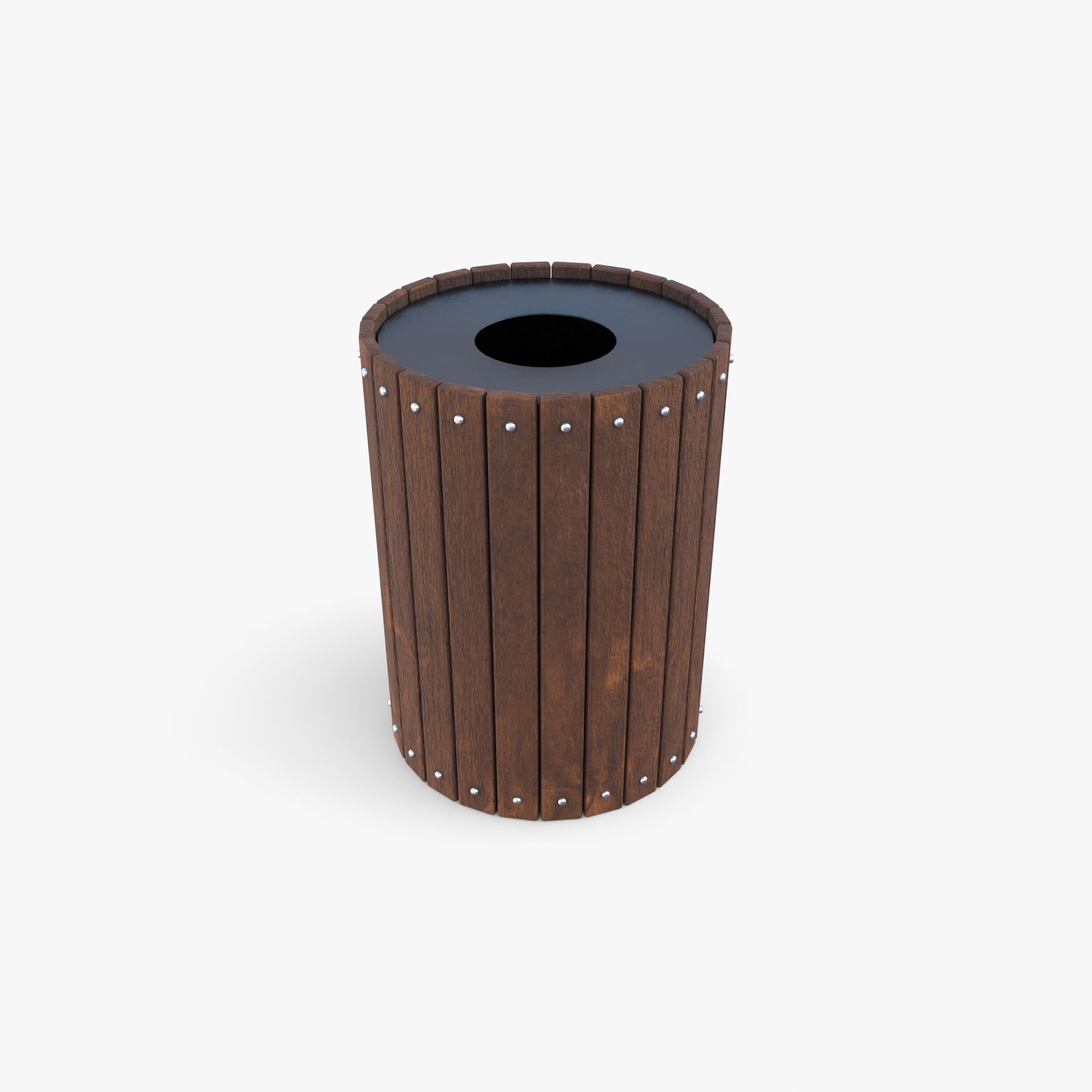Trash can v10 3D model_6