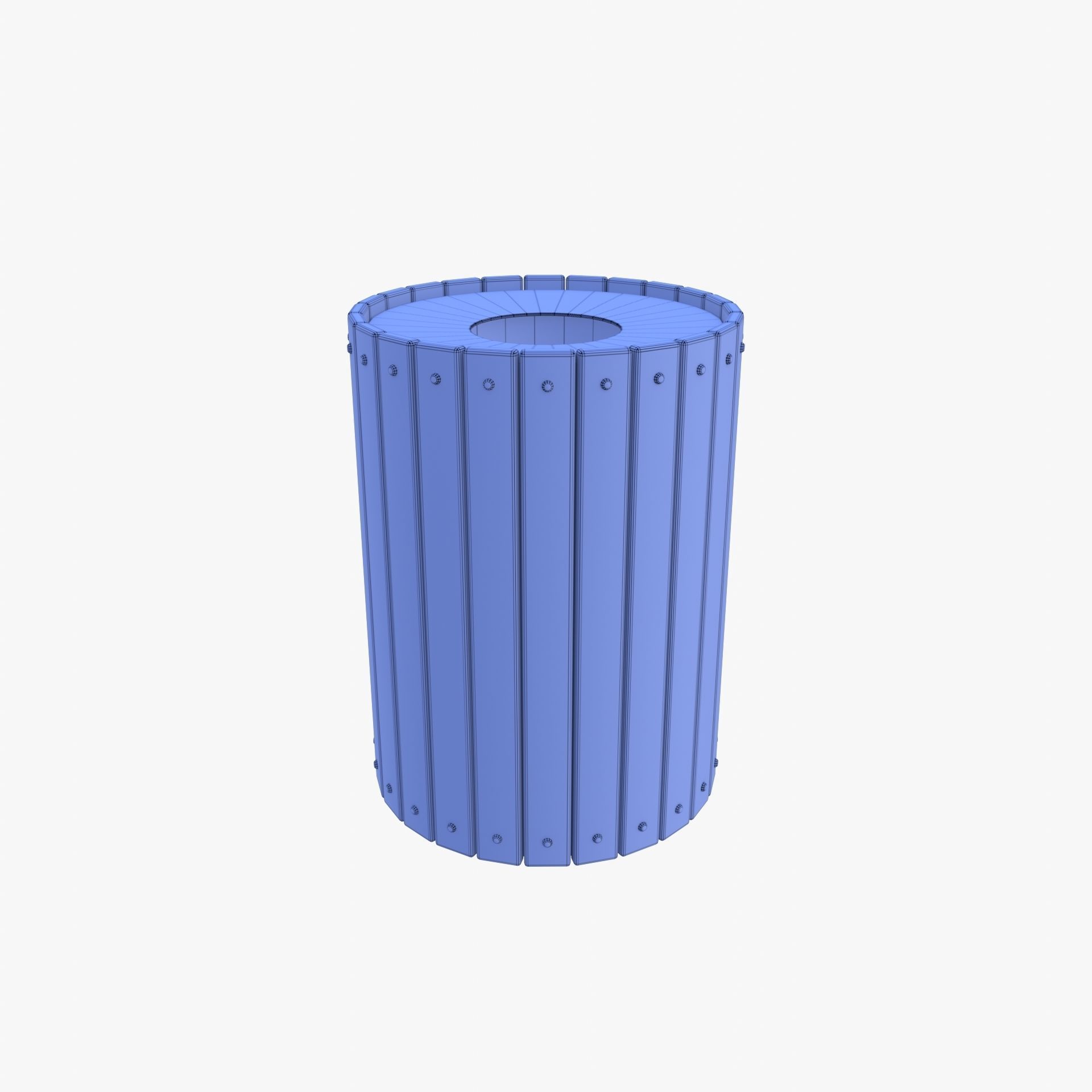Trash can v10 3D model_8