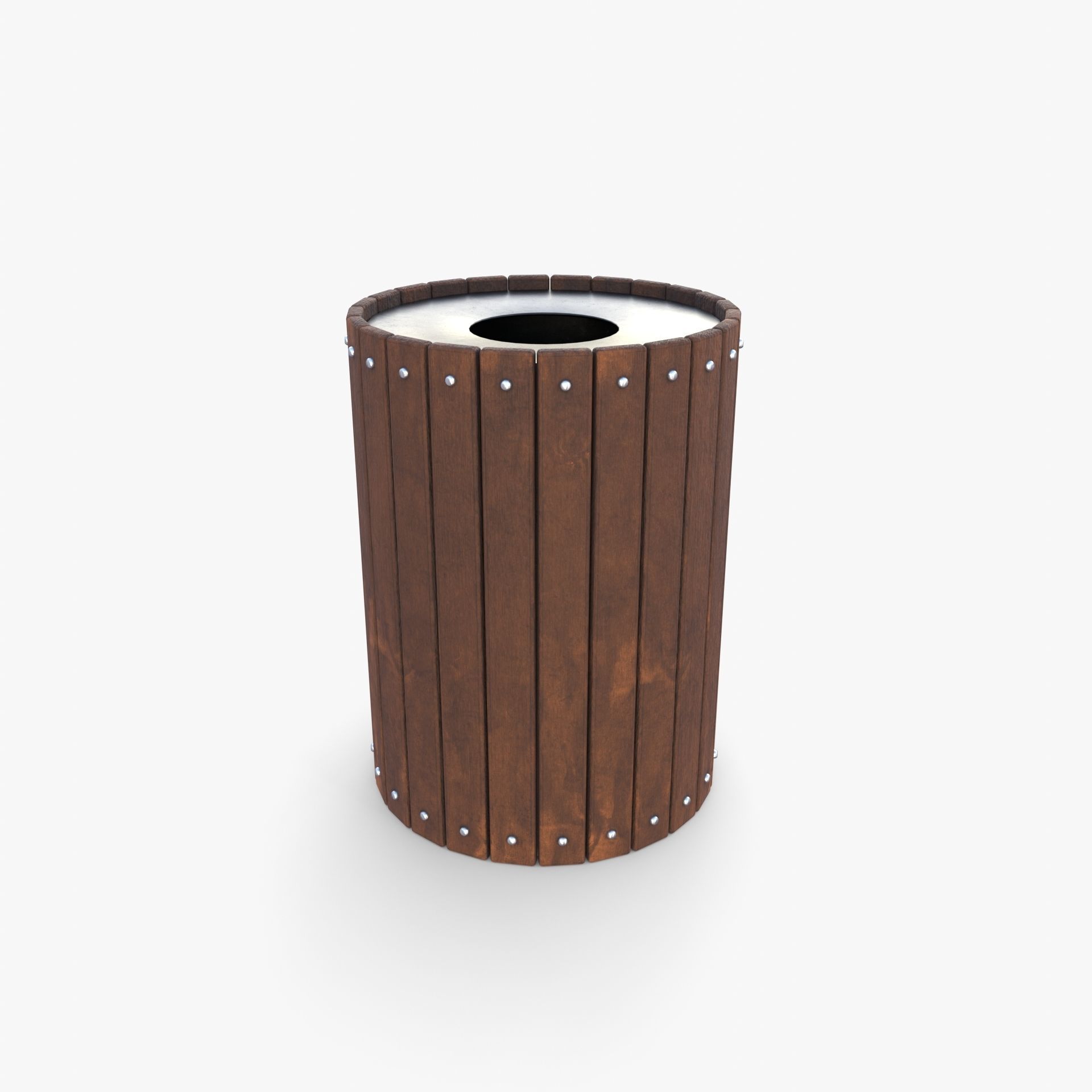 Trash can v10 3D model_1