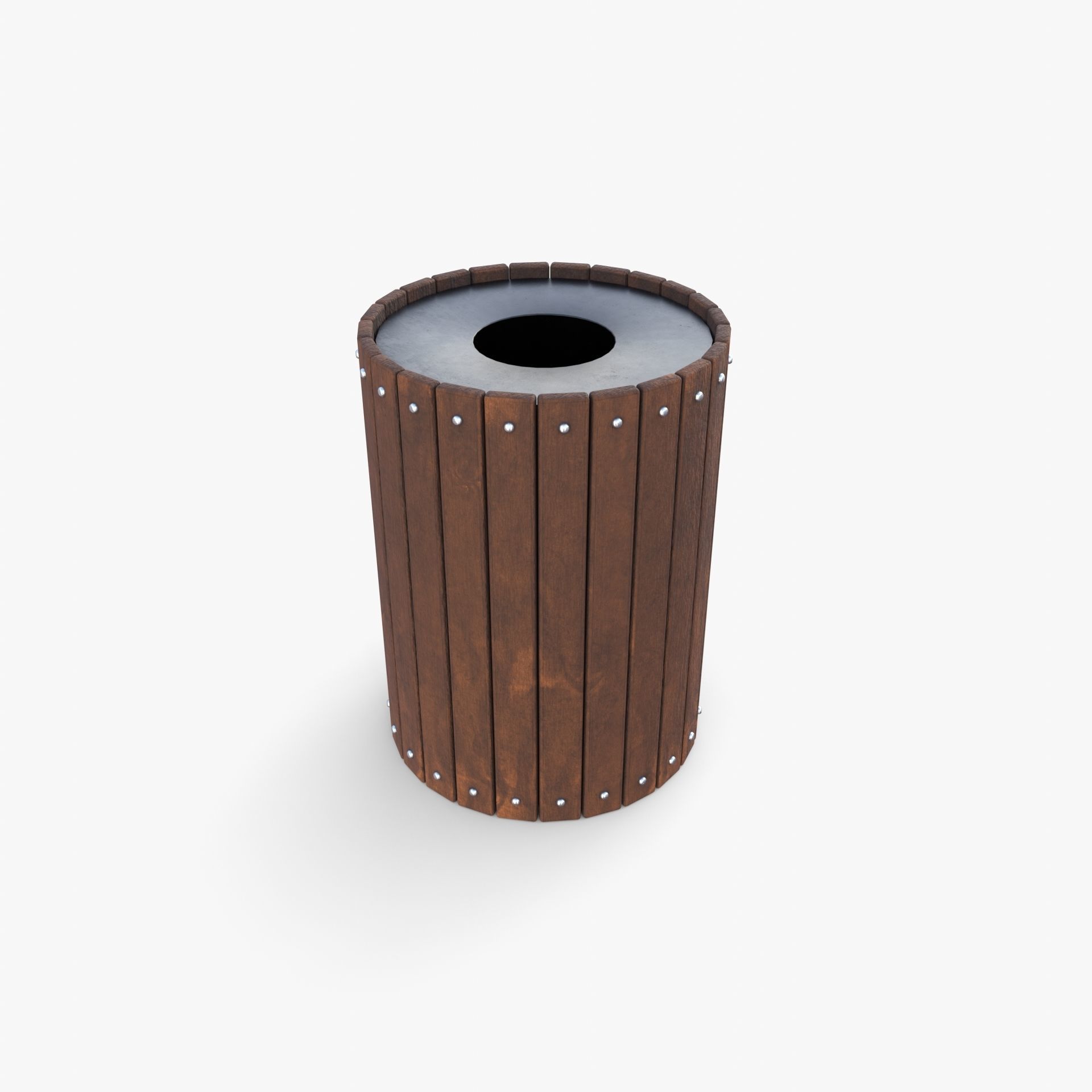 Trash can v10 3D model_5