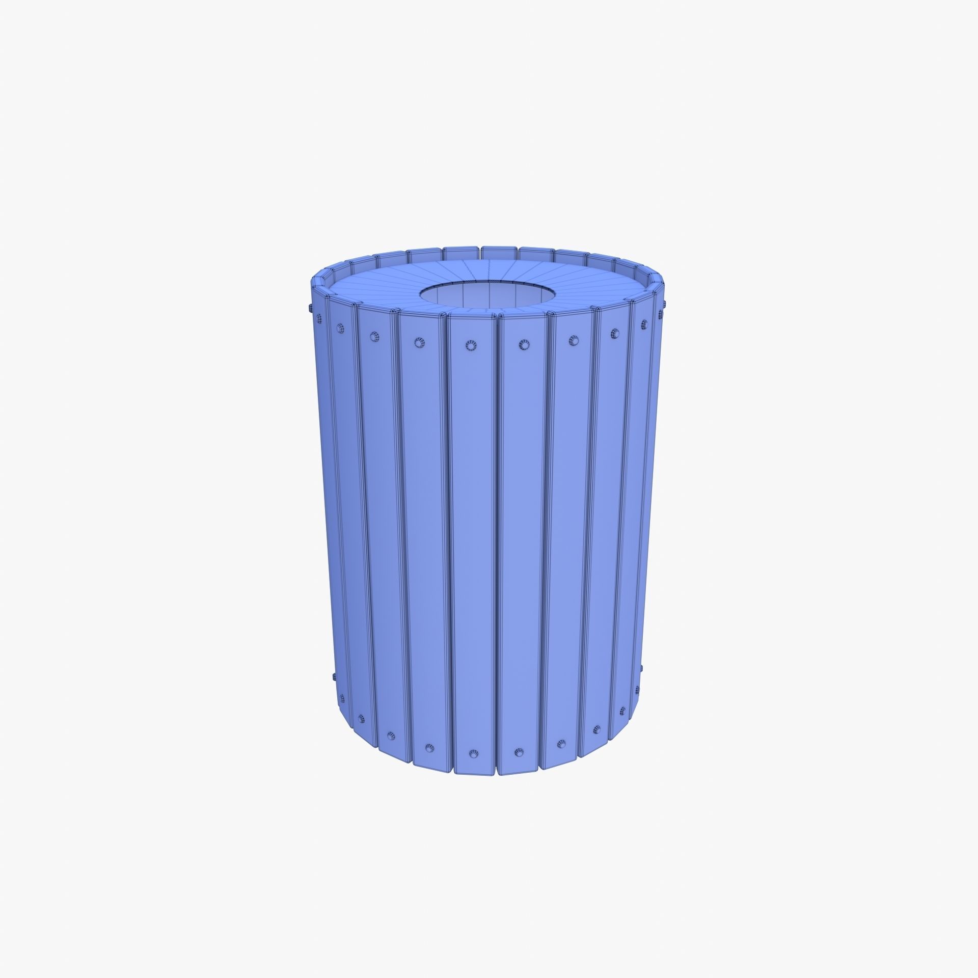 Trash can v10 3D model_9