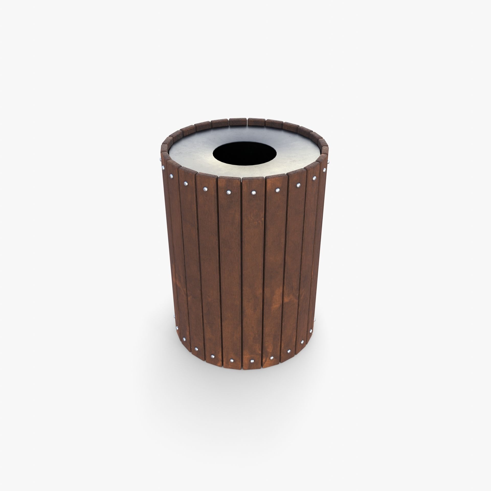 Trash can v10 3D model_4