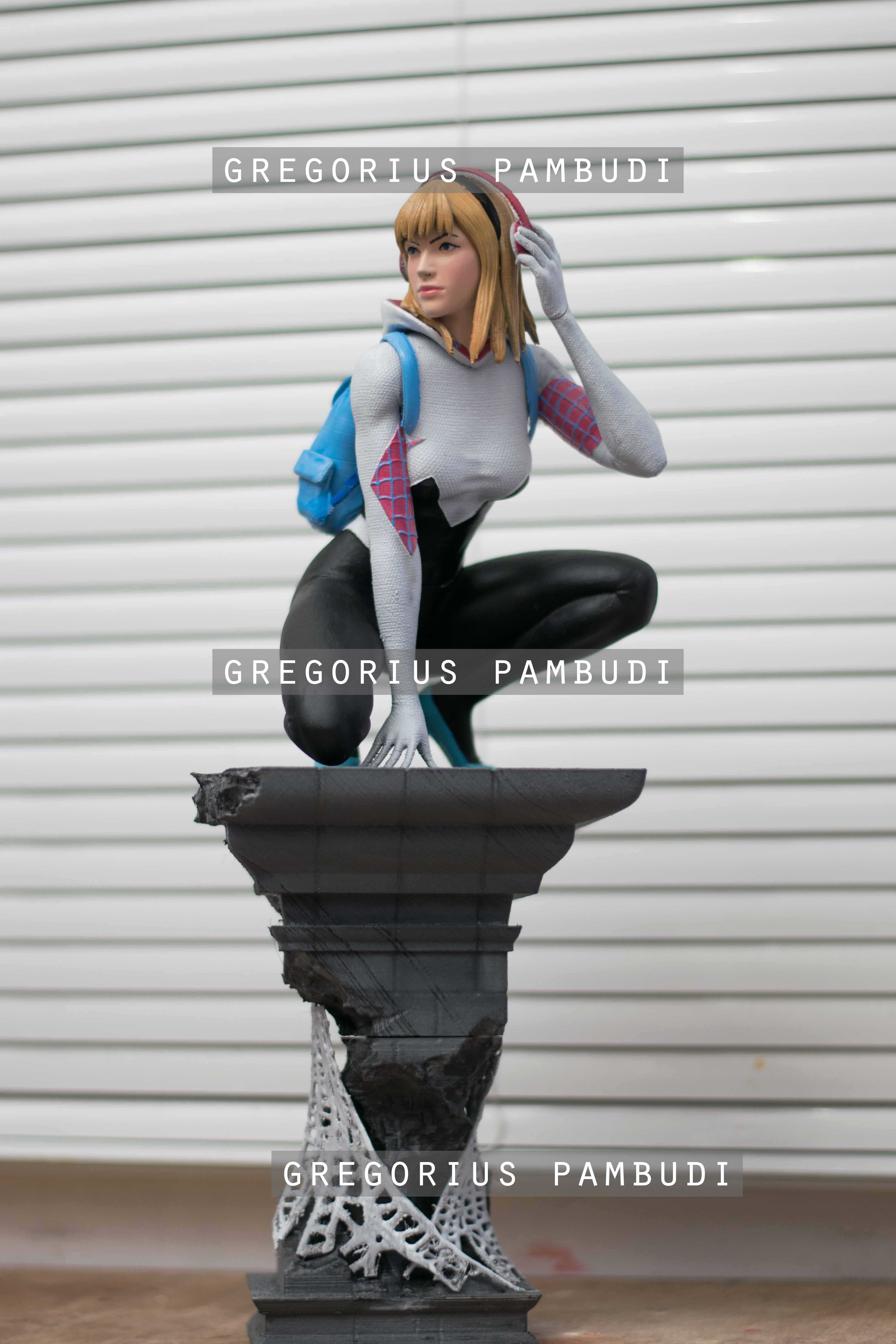 Spider-Gwen Fan Art Statue 3d Printable 3D print model_20