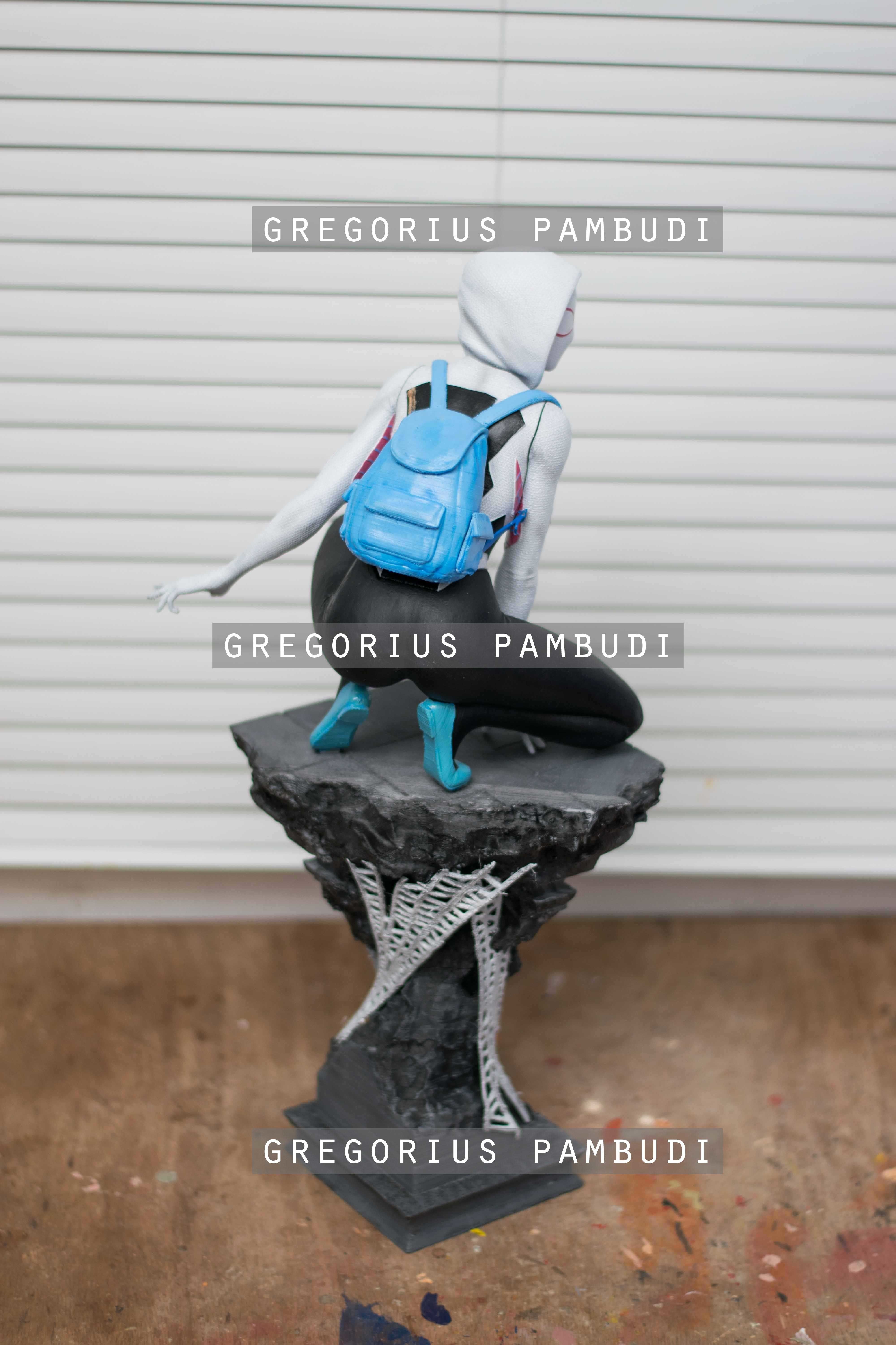 Spider-Gwen Fan Art Statue 3d Printable 3D print model_18