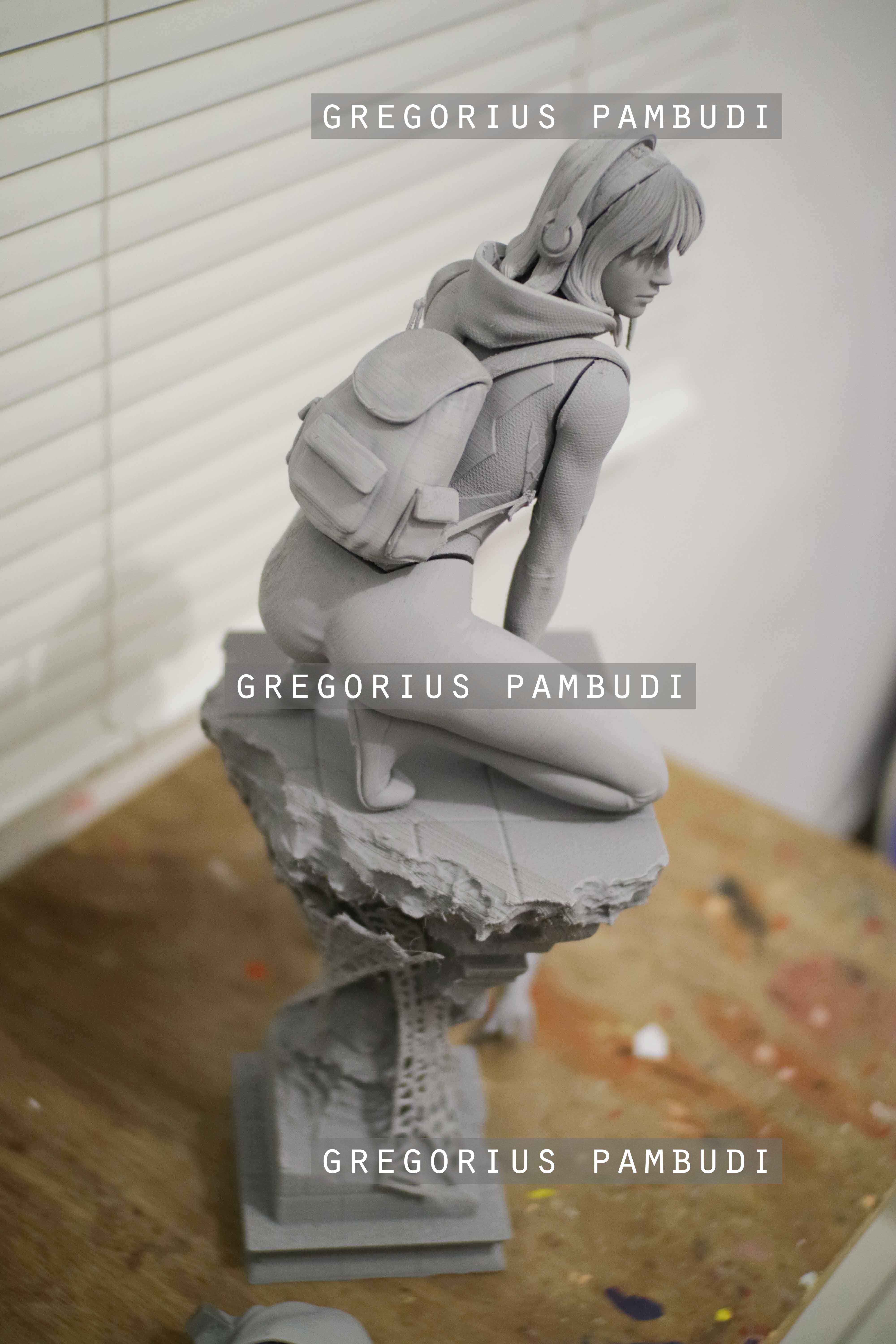 Spider-Gwen Fan Art Statue 3d Printable 3D print model_43