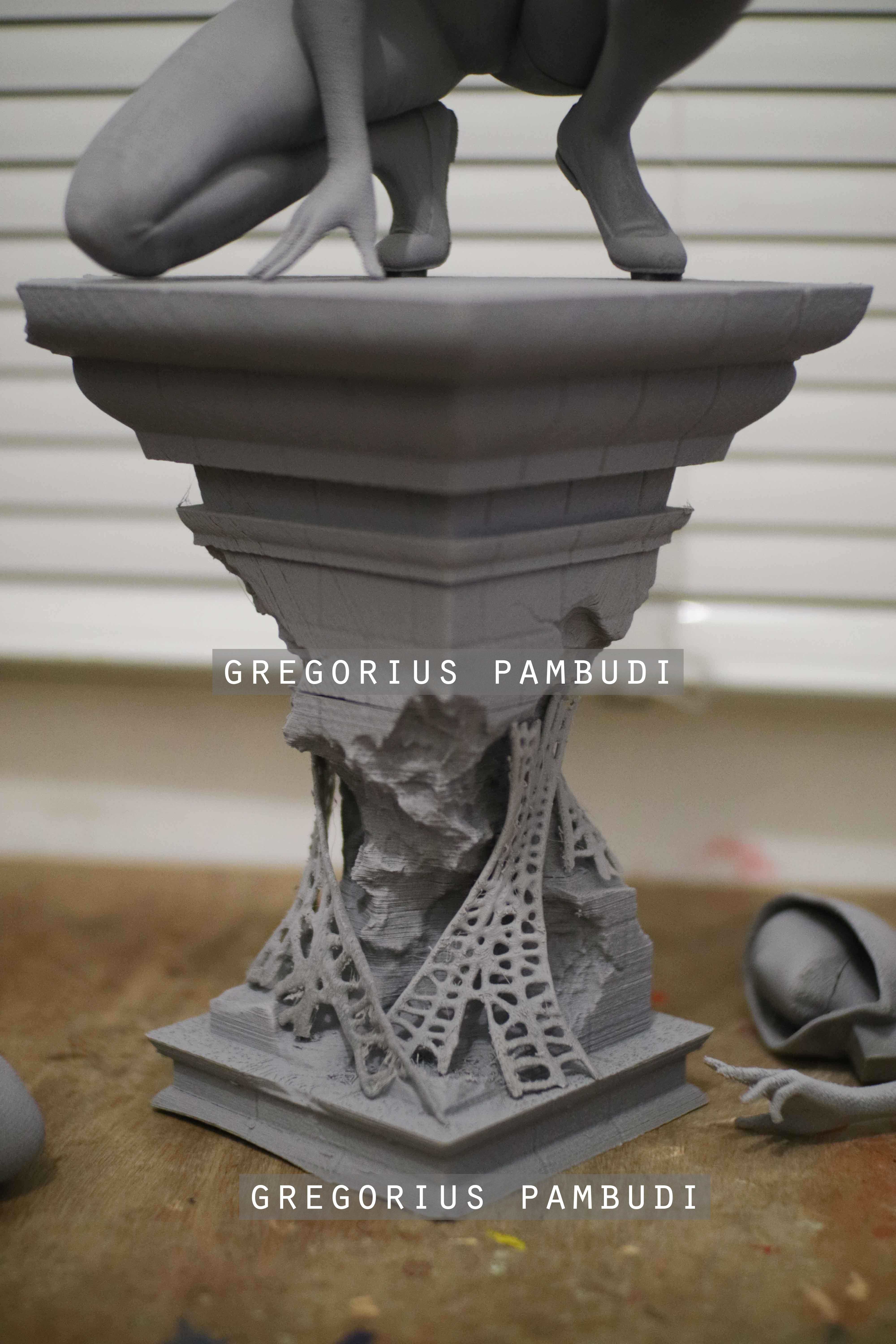Spider-Gwen Fan Art Statue 3d Printable 3D print model_44