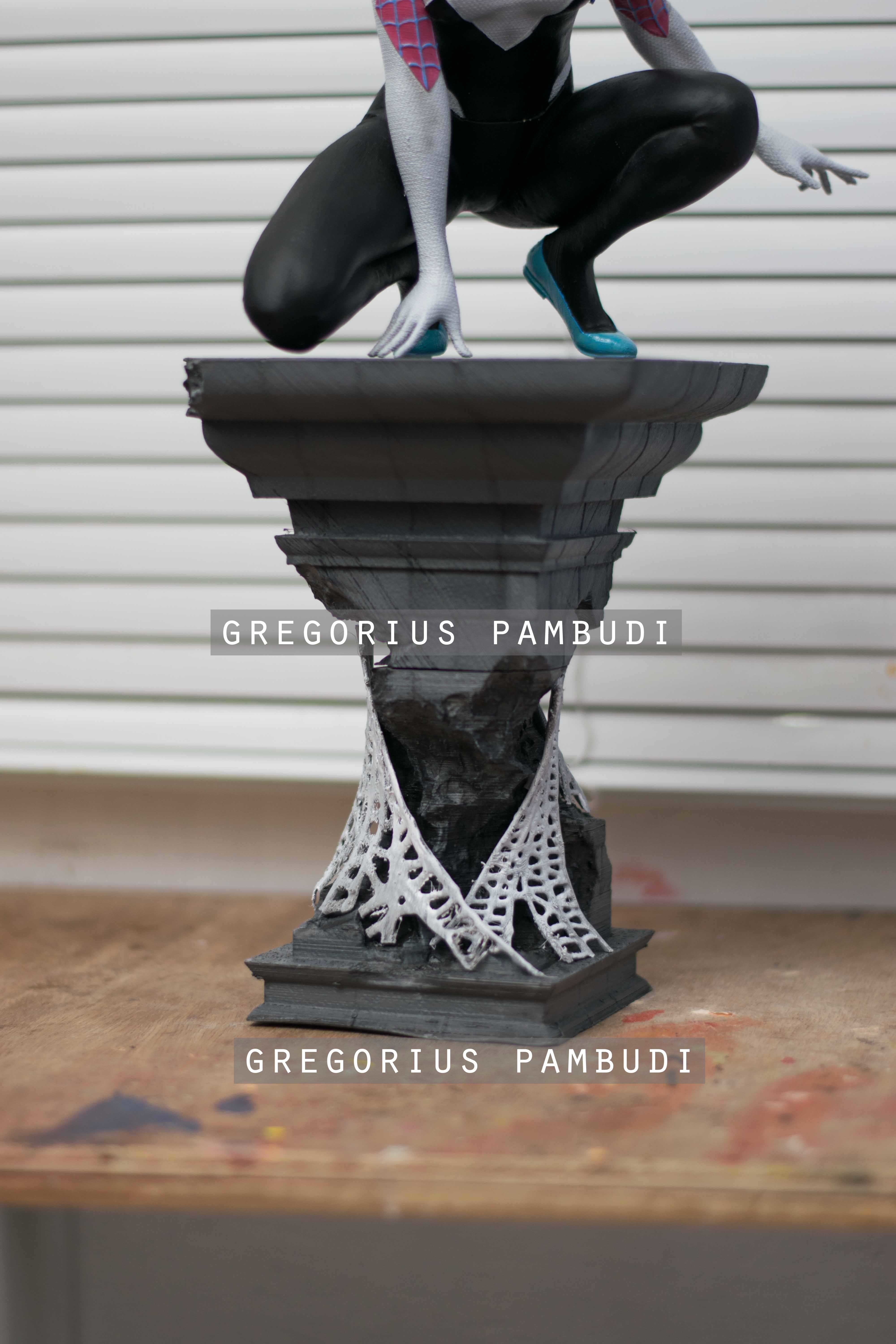 Spider-Gwen Fan Art Statue 3d Printable 3D print model_19