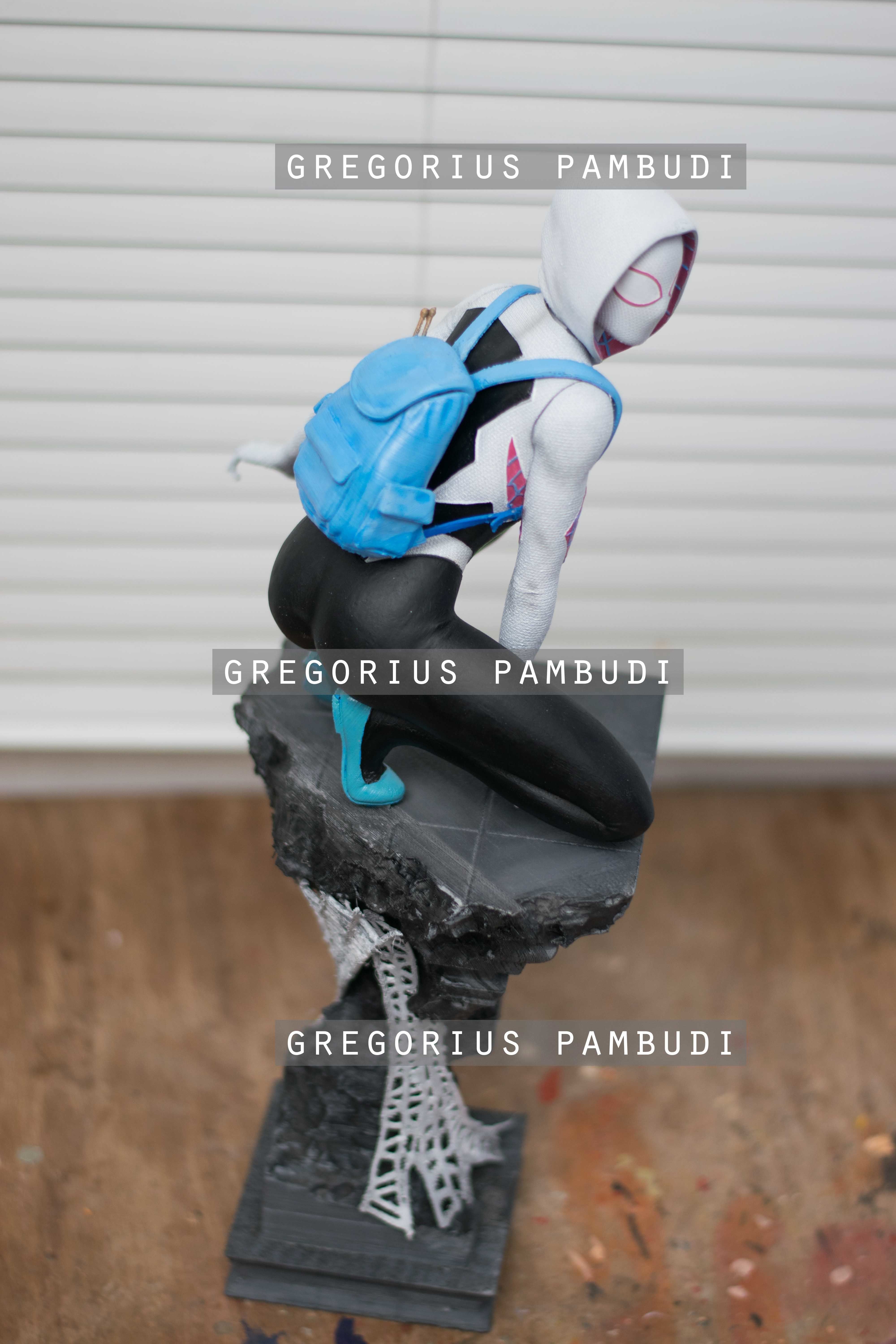 Spider-Gwen Fan Art Statue 3d Printable 3D print model_16